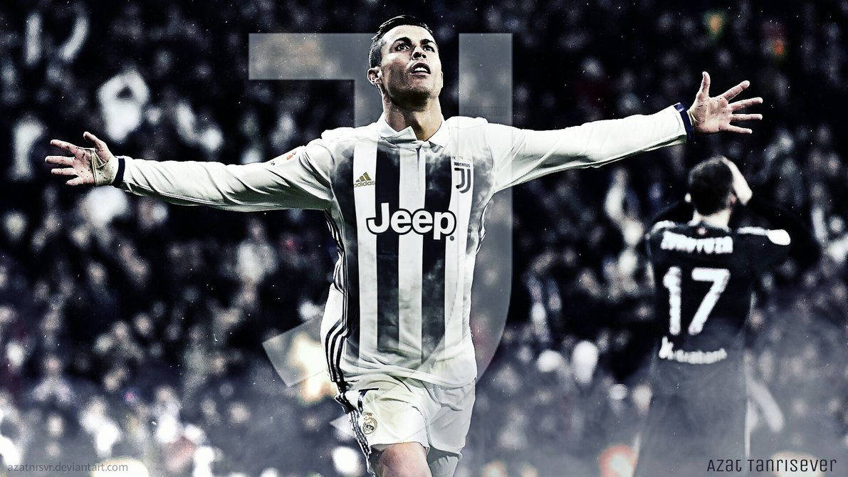 Ipinakita ni Cristiano Ronaldo ang kanyang bagong Juventus kit Wallpaper