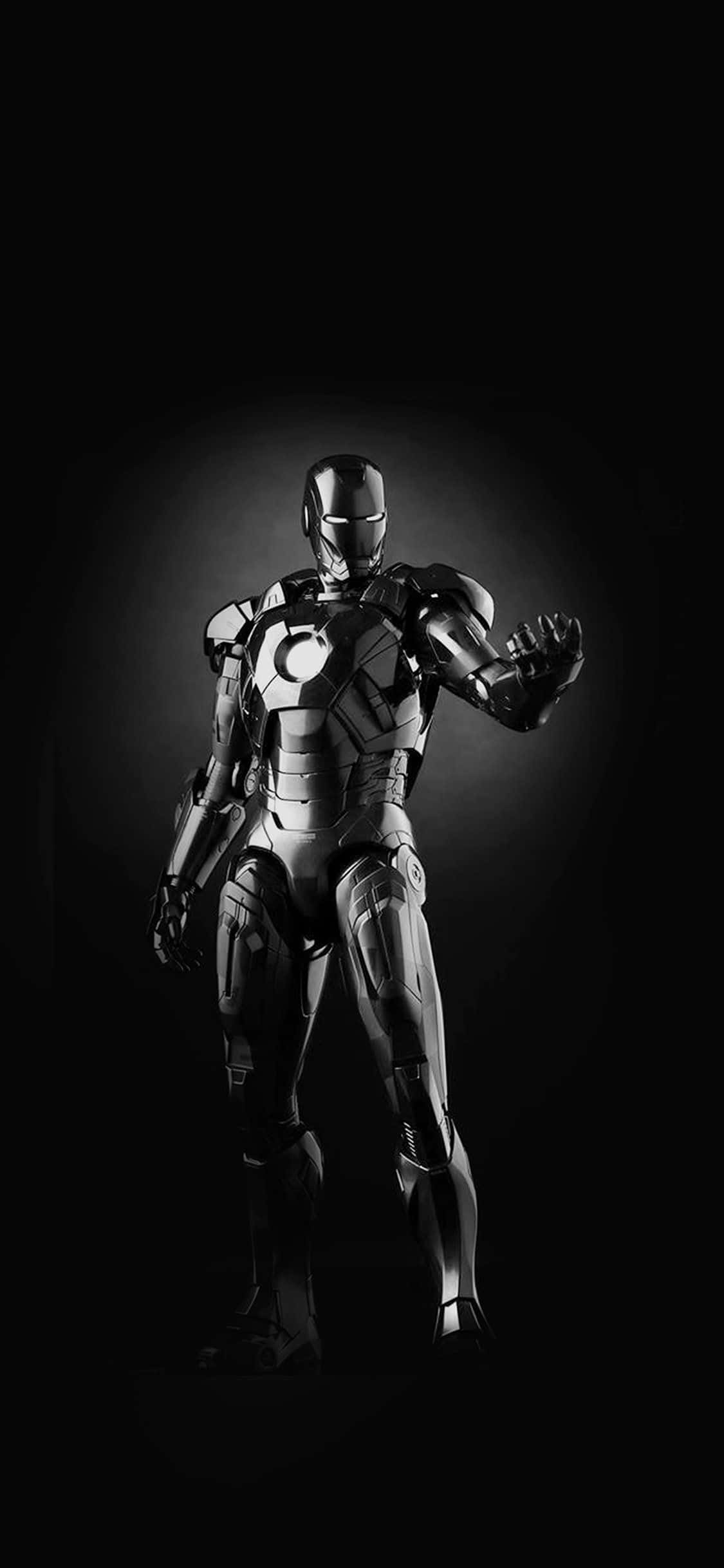 Iron Man Silver iPhone X Wallpaper