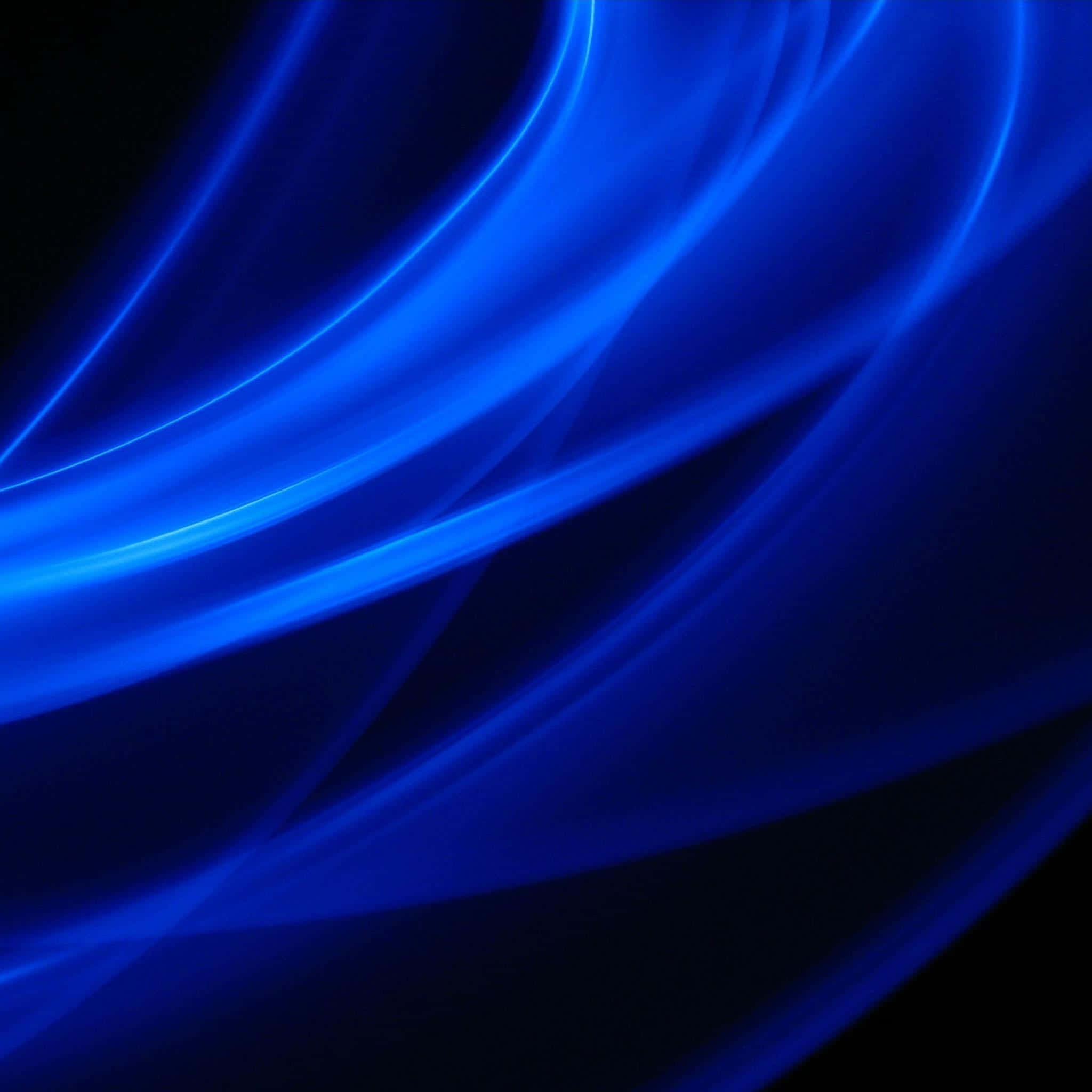 Isang abstract background na nagtatampok ng isang maliwanag na asul na screen Wallpaper
