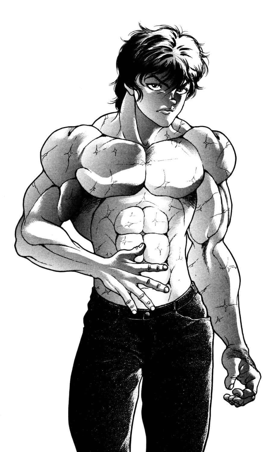 isang black and white na image ng isang lalaki na may suot na damit Wallpaper