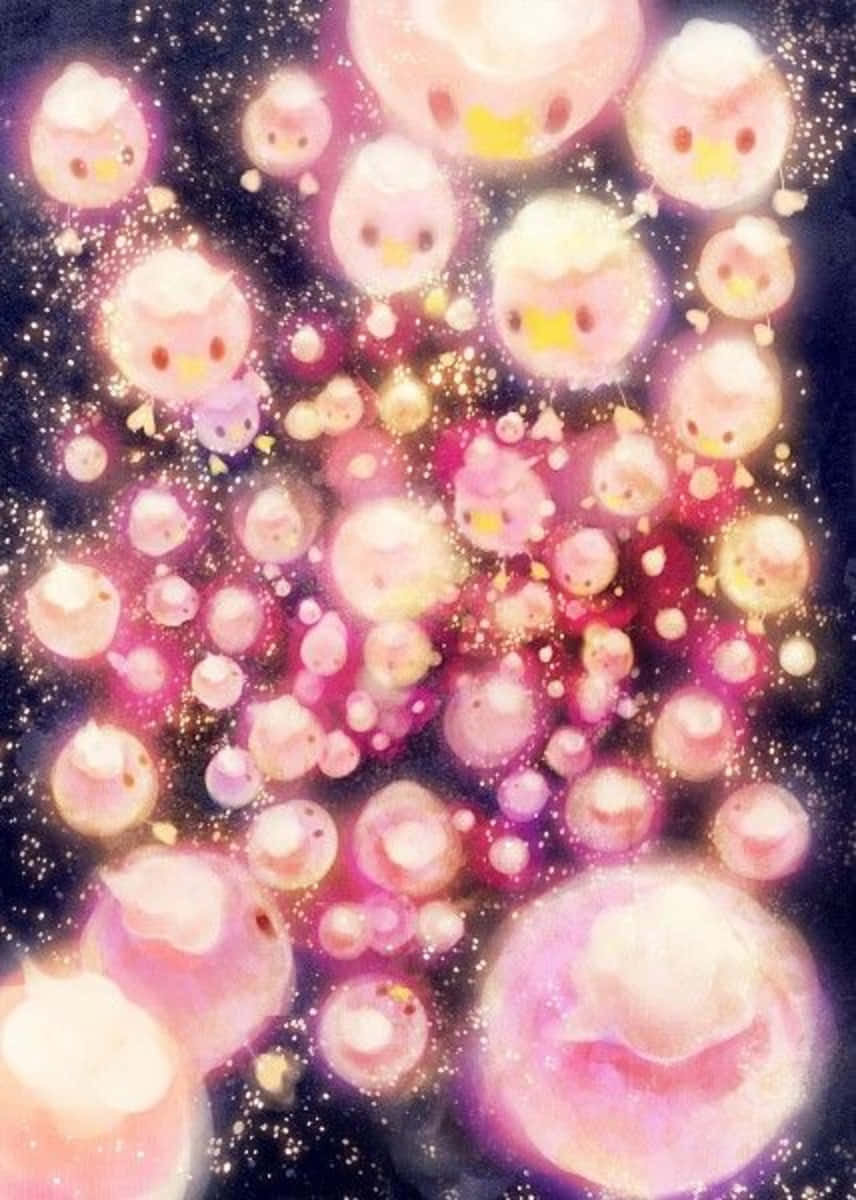 Isang Bungkos ng Kumikinang na Drifblim Wallpaper