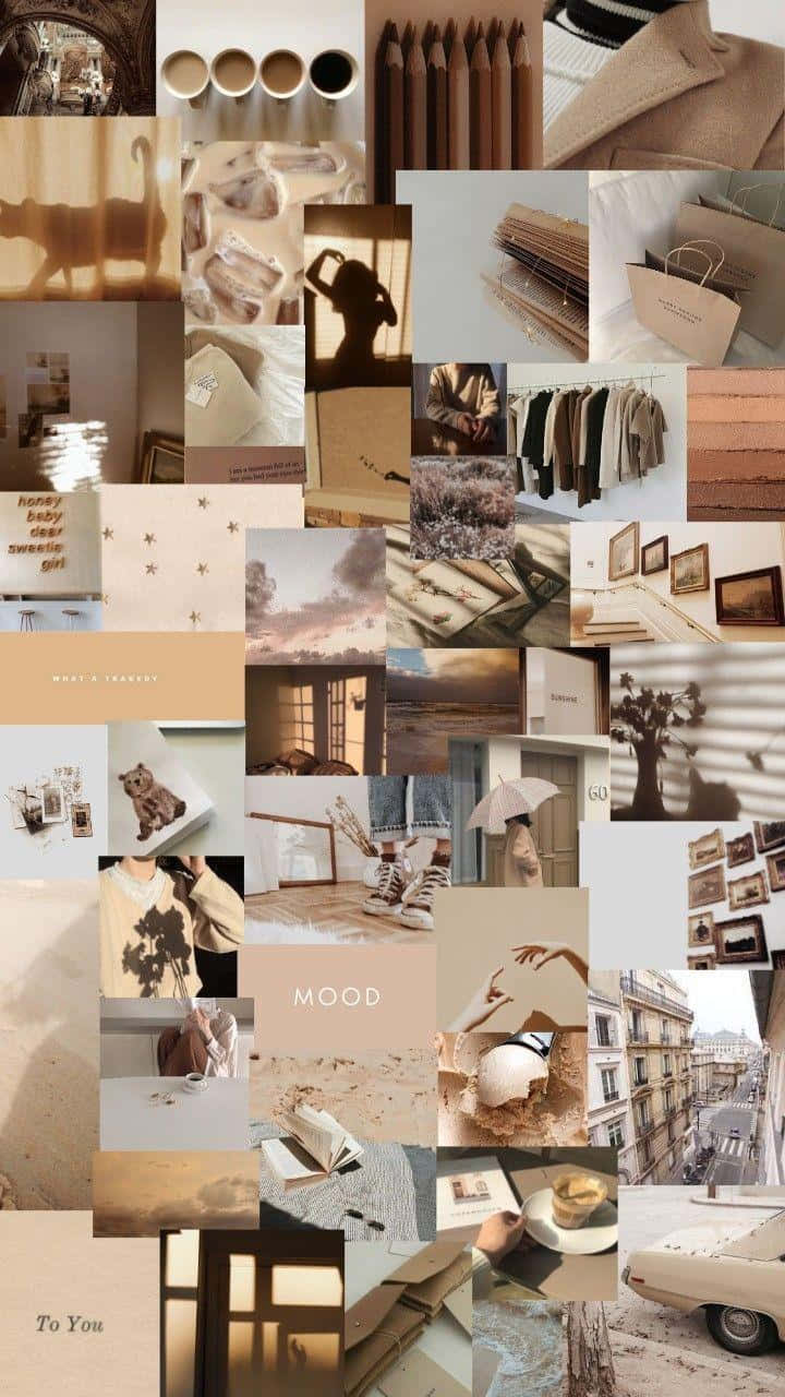 isang collage ng mga larawan ng iba't ibang bagay Wallpaper