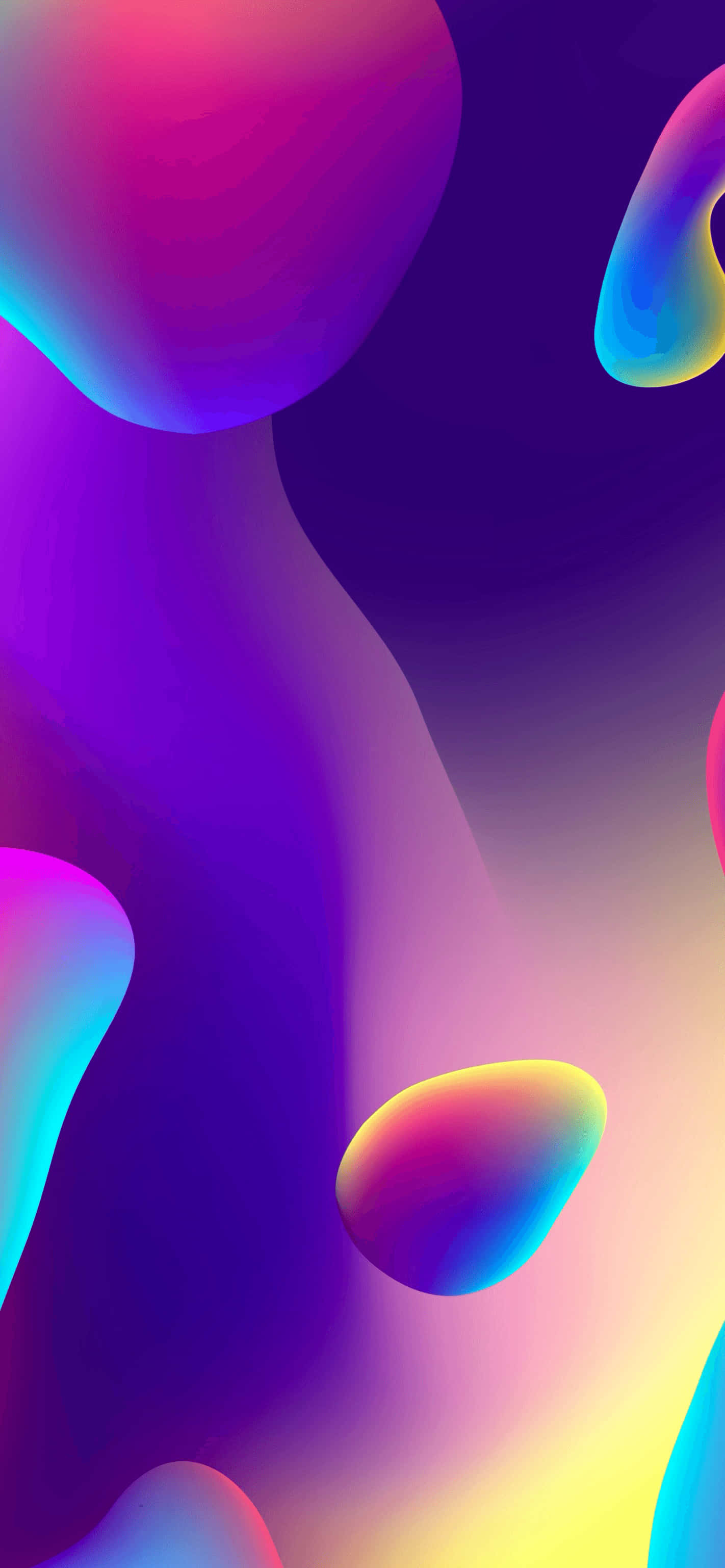 isang colorful abstract background na may colorful shapes Wallpaper