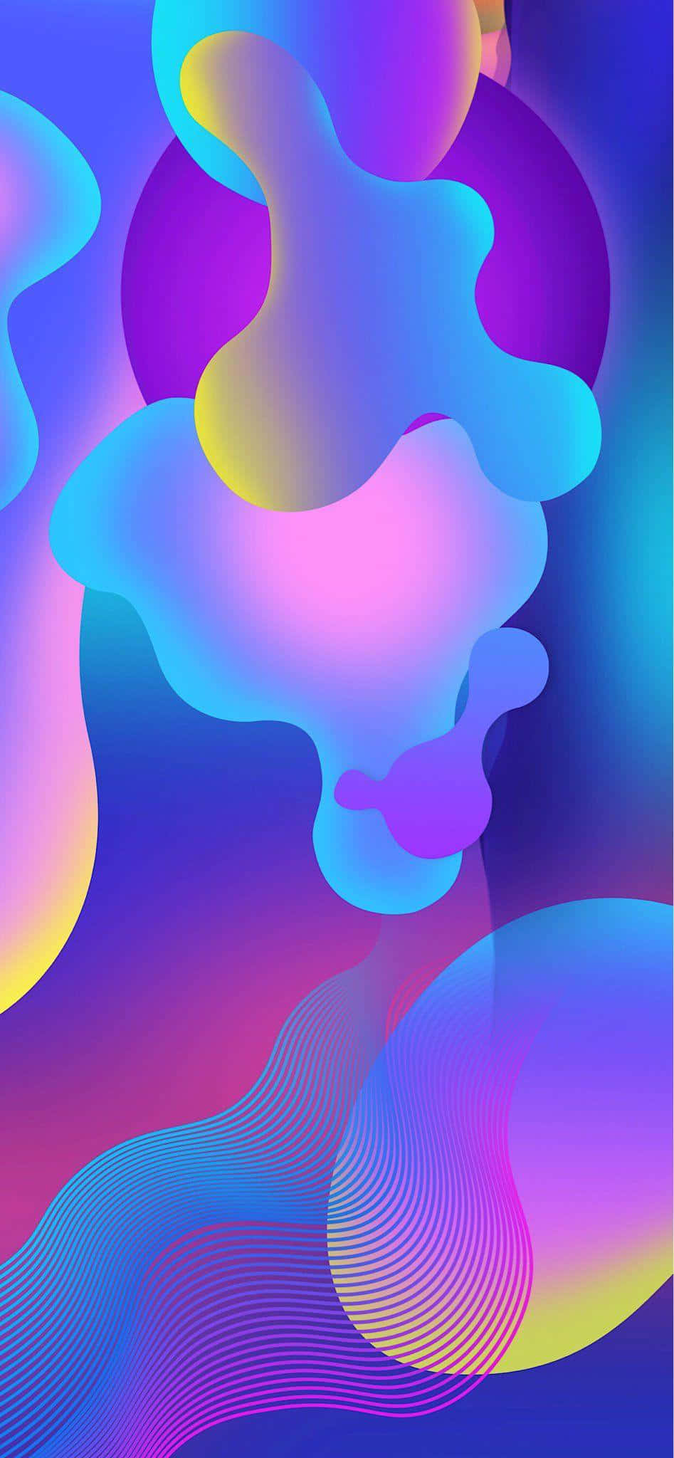 isang colorful abstract background na may rainbow ng mga kulay Wallpaper
