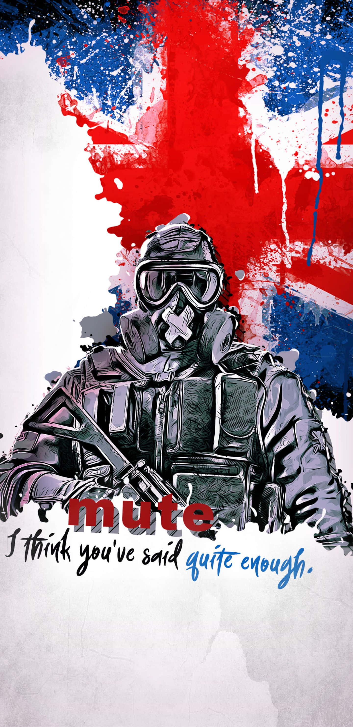 Isang dinamikong eksena ng sikat na video game na Rainbow Six Siege sa Samsung Pixel 3xl phone Wallpaper