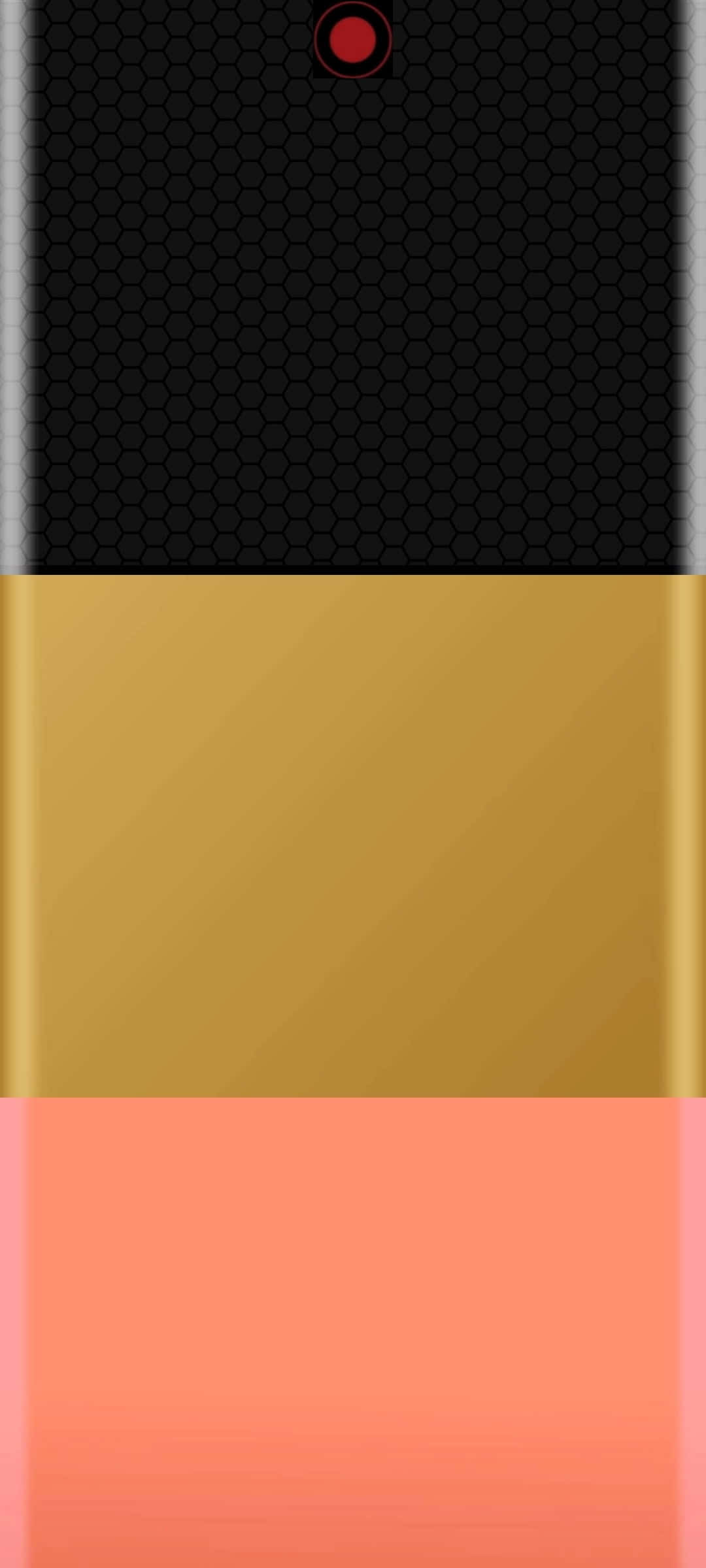 isang itim at ginto na phone case na may ginto at itim na background Wallpaper
