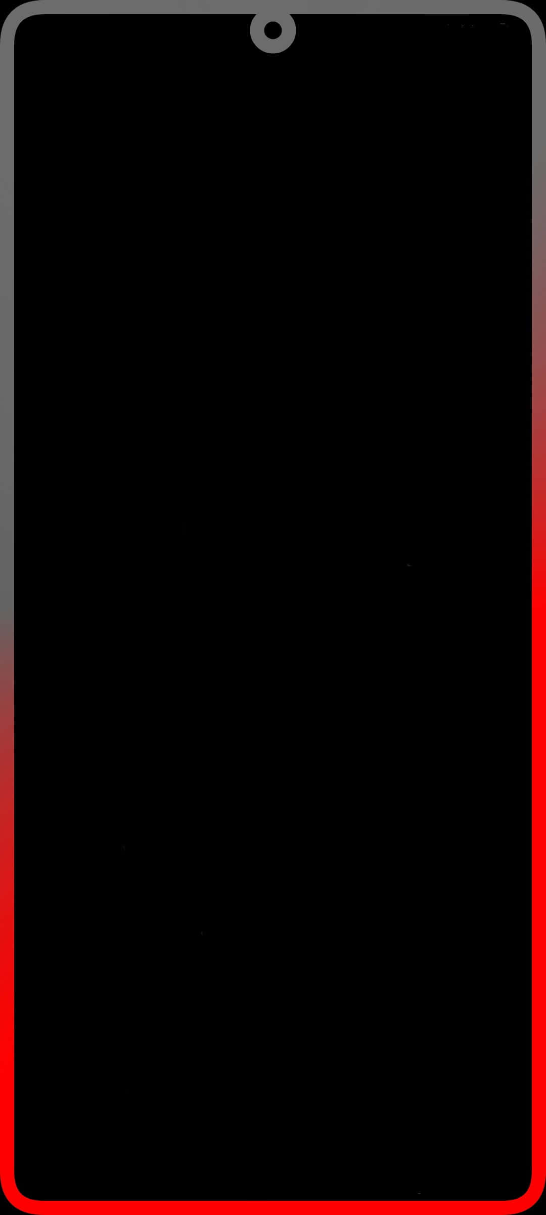 isang itim at pulang parisukat na frame na may pulang border Wallpaper