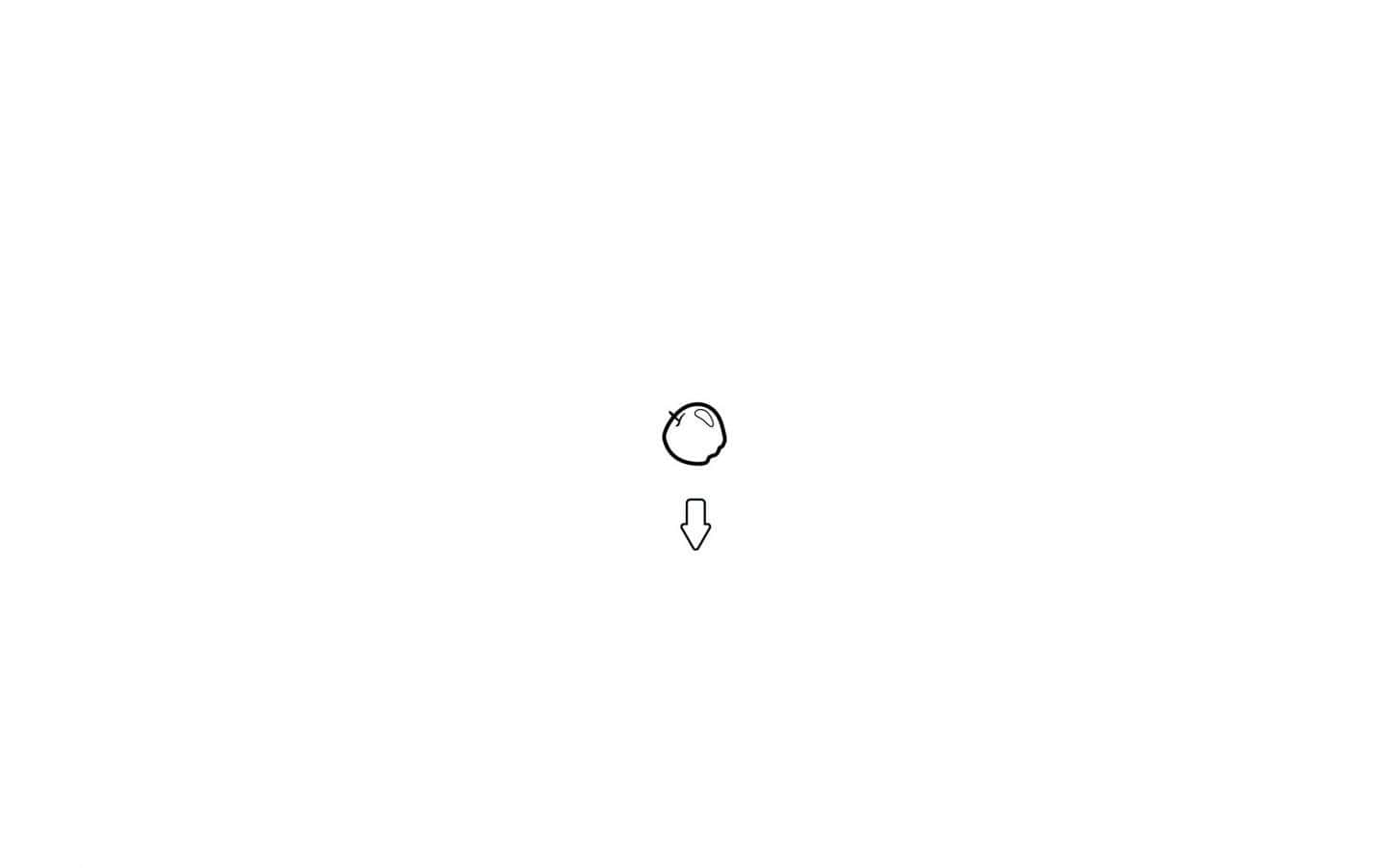Isang itim at puting guhit ng isang ibon Wallpaper