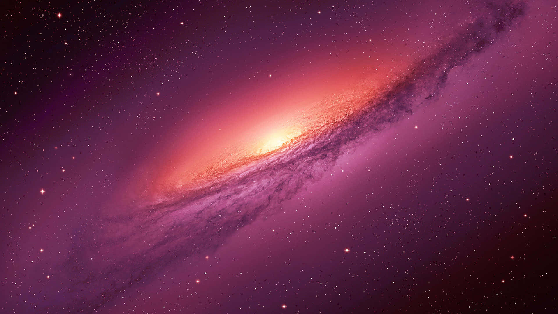 isang kalawakan na may kulay pula at lila Wallpaper
