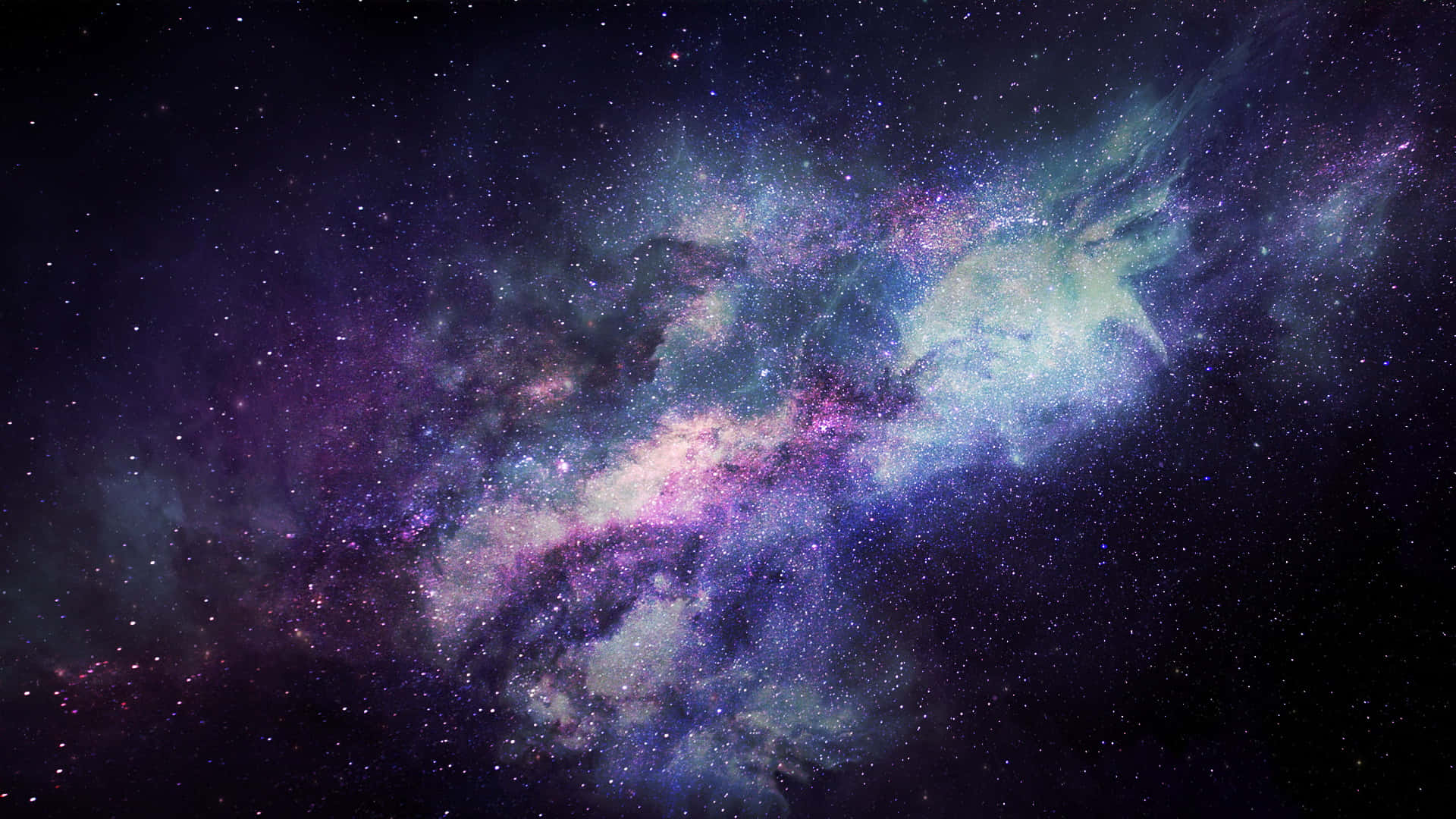isang kalawakan na may mga bituin at isang gatas Wallpaper