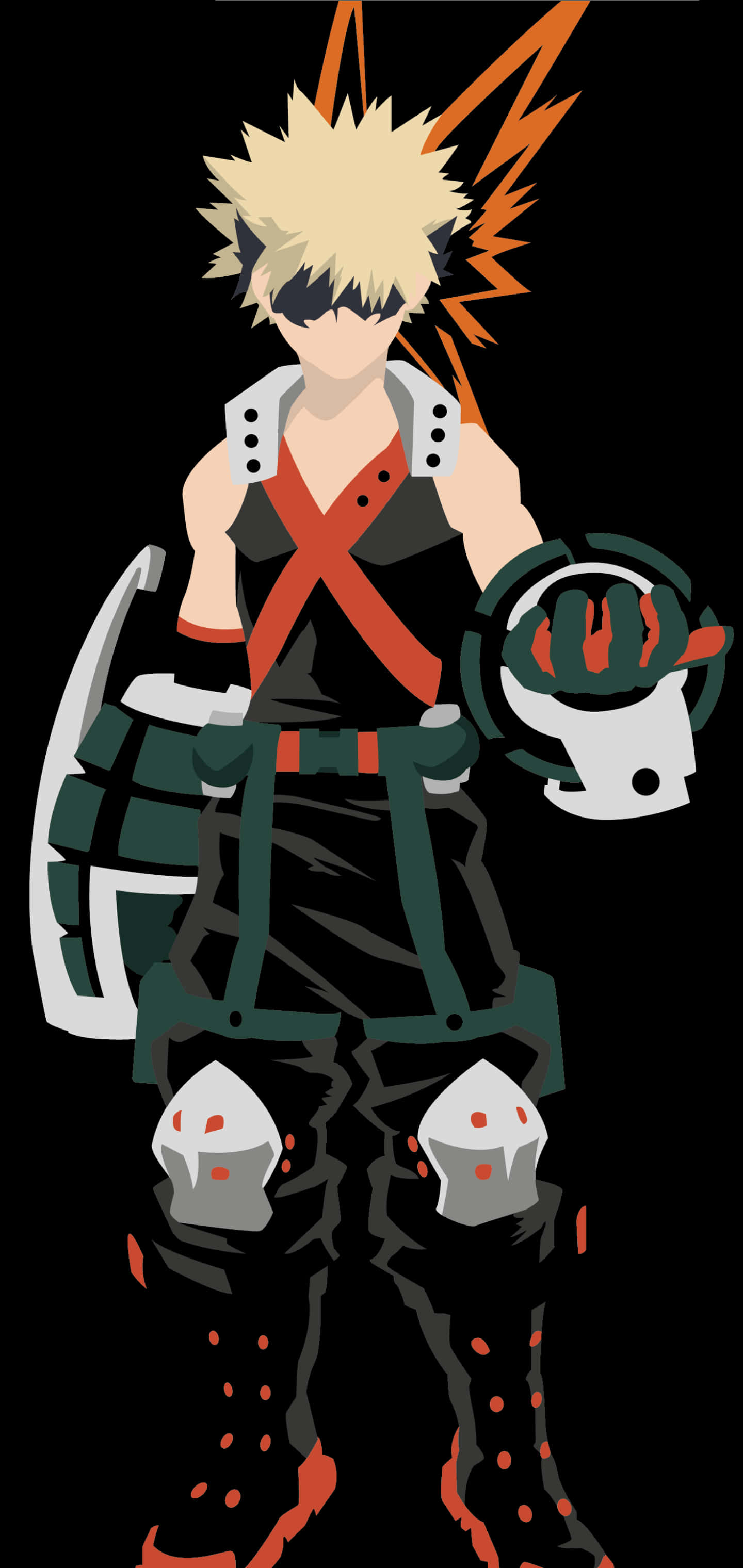 isang karakter mula sa anime, na may espada at helmet Wallpaper