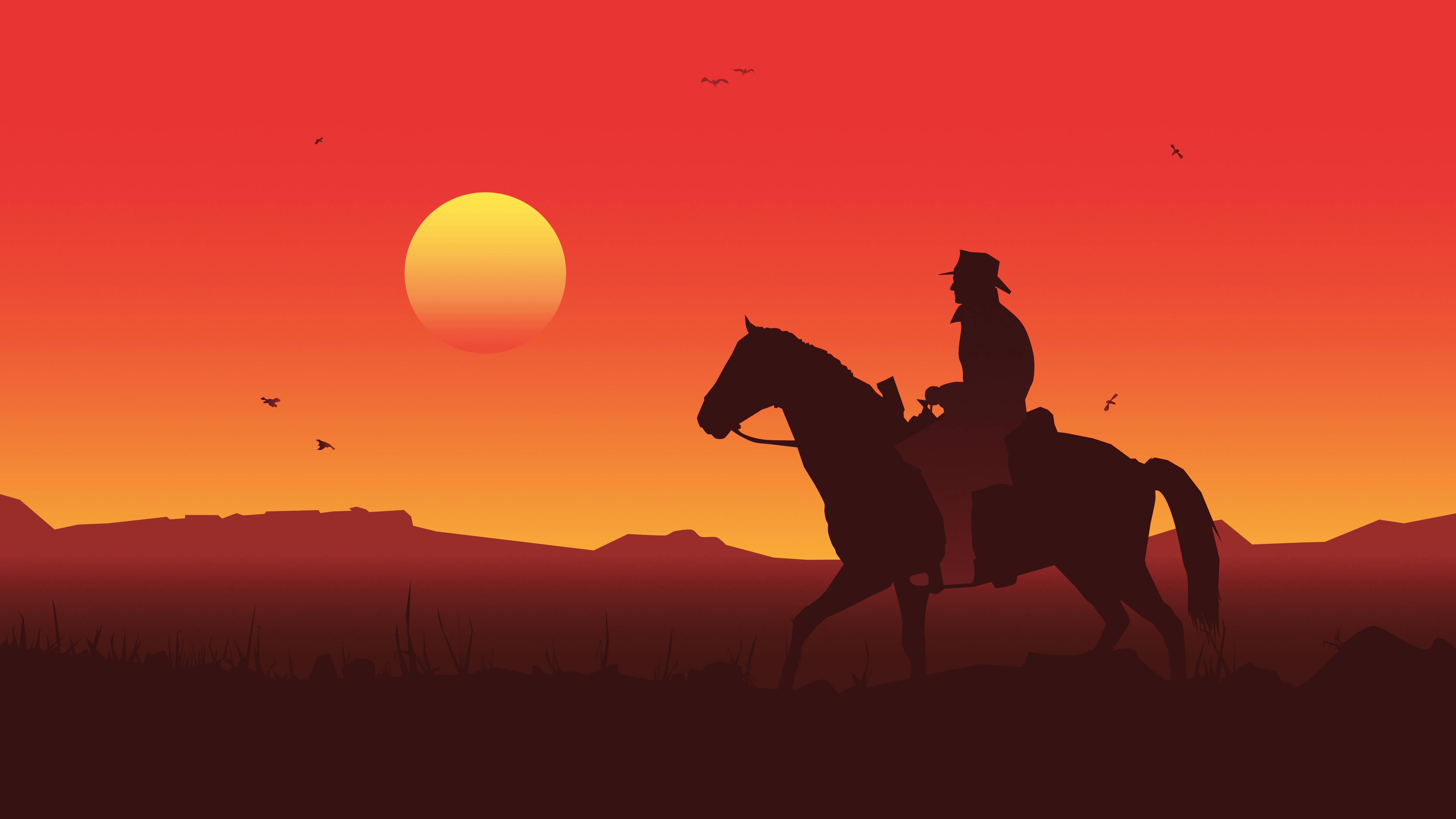 isang lalaki sa kabayo Wallpaper