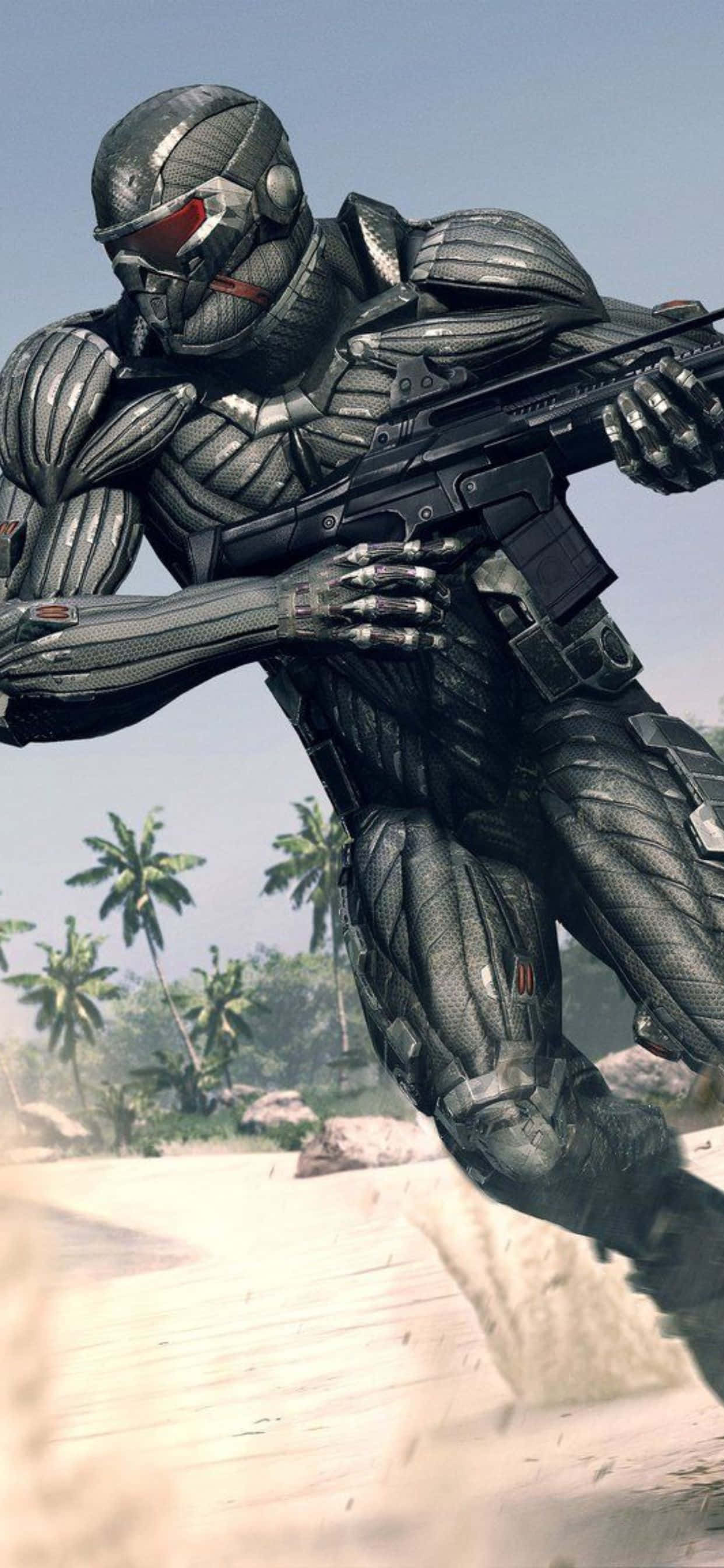 isang lalaki na naka-suit ay tumatakbo sa baybay Wallpaper