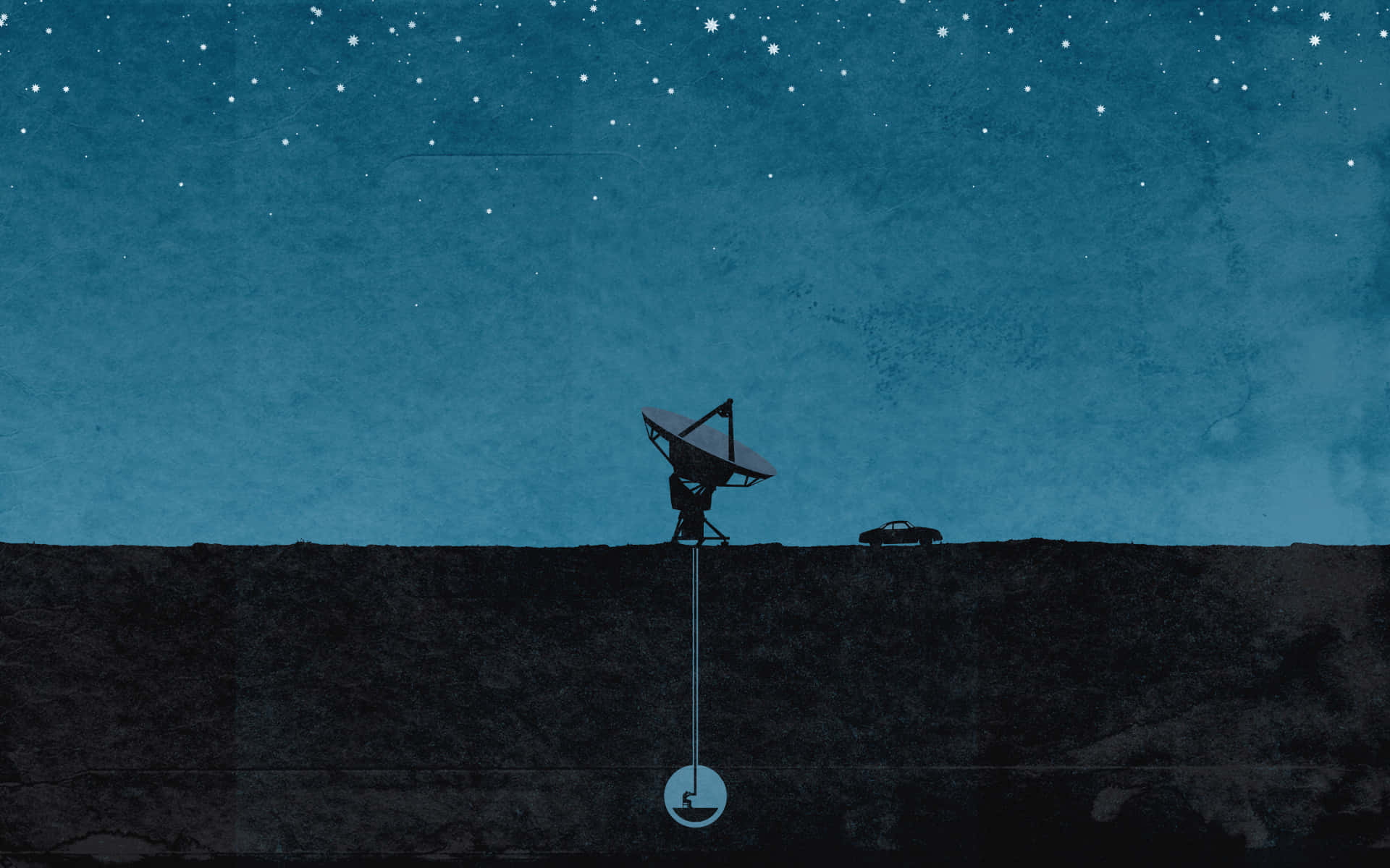 Isang lalaking nakatayo sa isang burol na may dalang pamingwit Wallpaper
