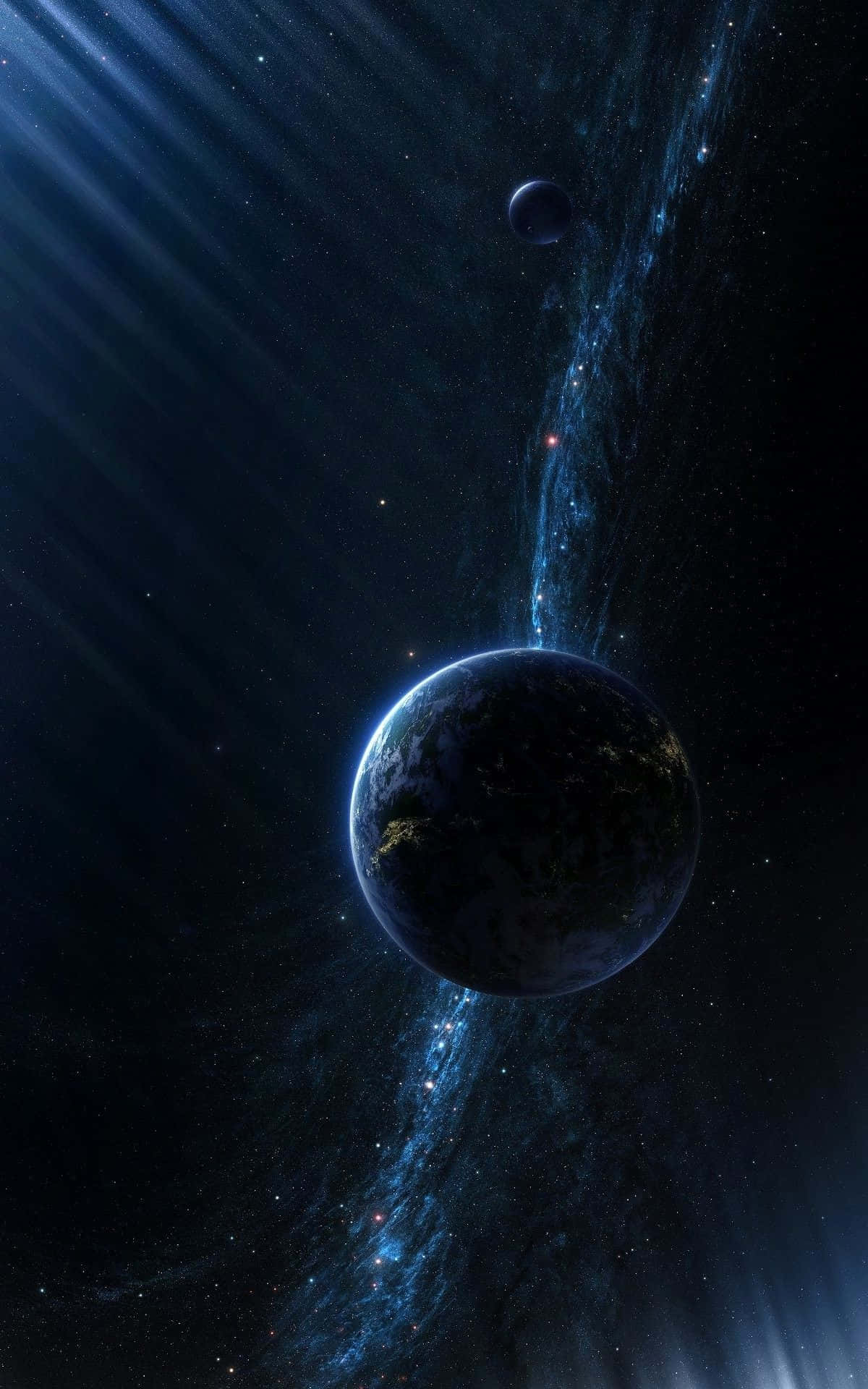 Isang larawan ng isang modernong Vertical Monitor Wallpaper