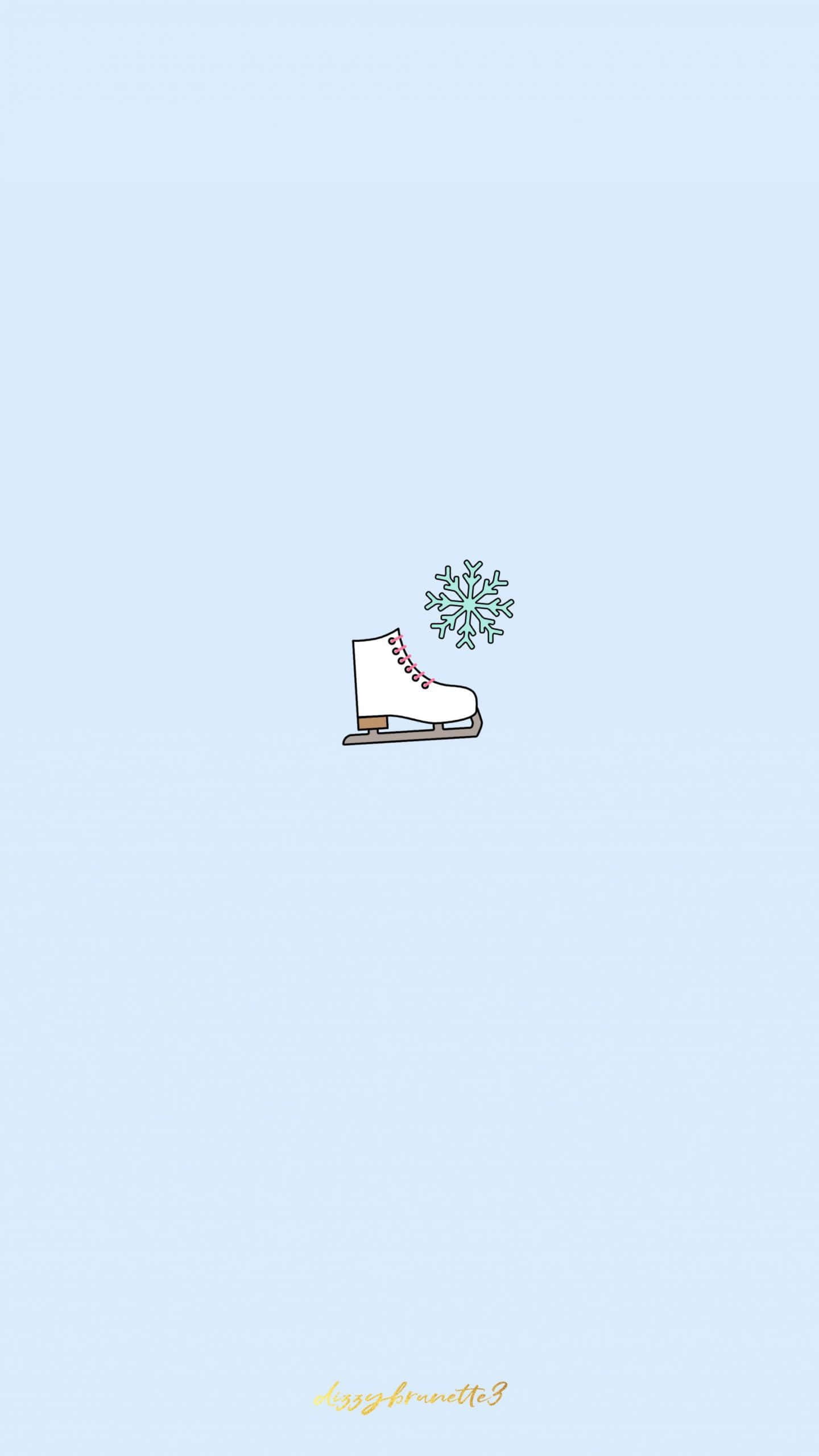 Isang light blue at puting snowflake na background, perpektong likuran para sa isang maligayang holiday card. Wallpaper