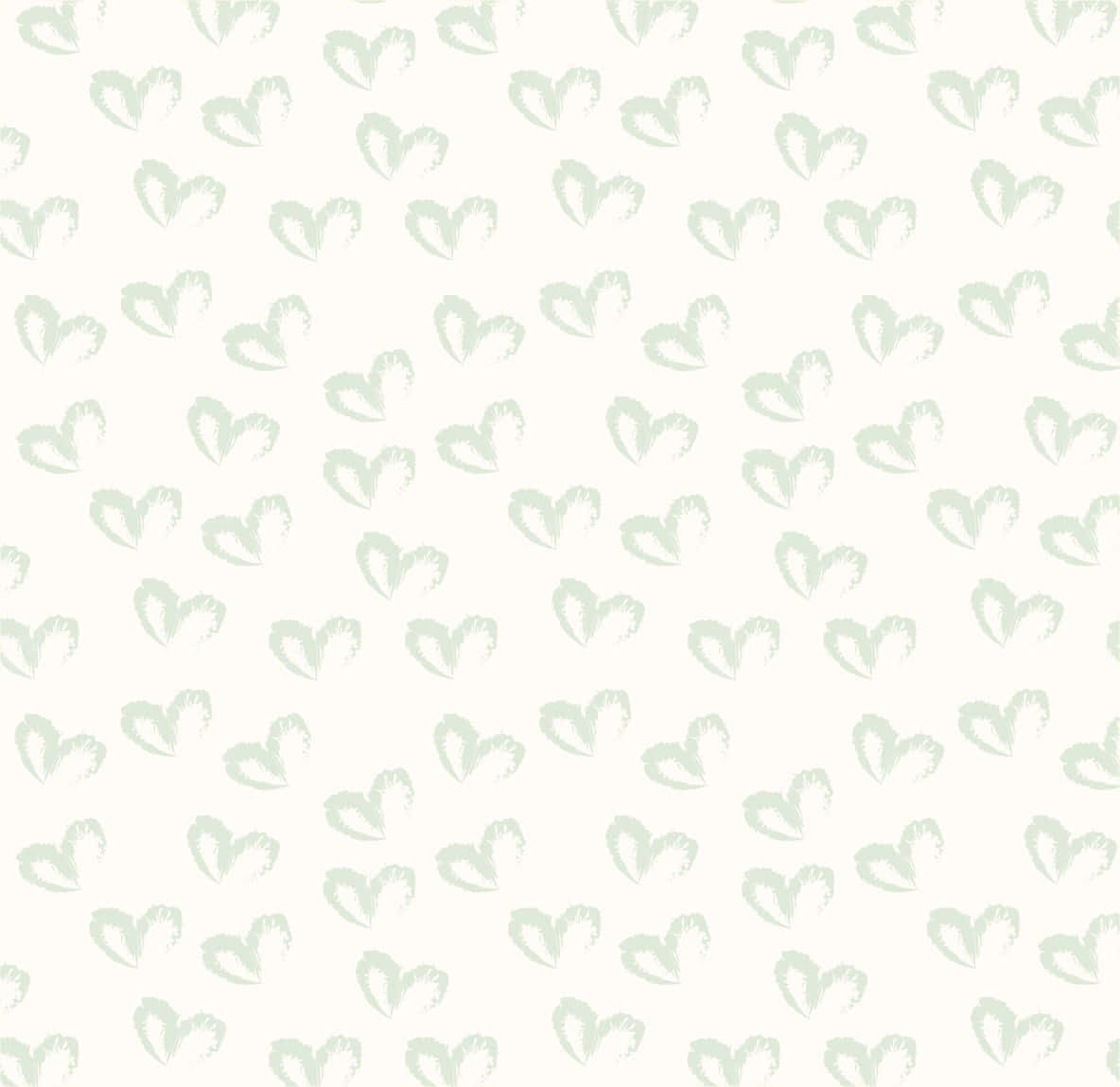 isang luntian at puting pattern na may mga puso Wallpaper
