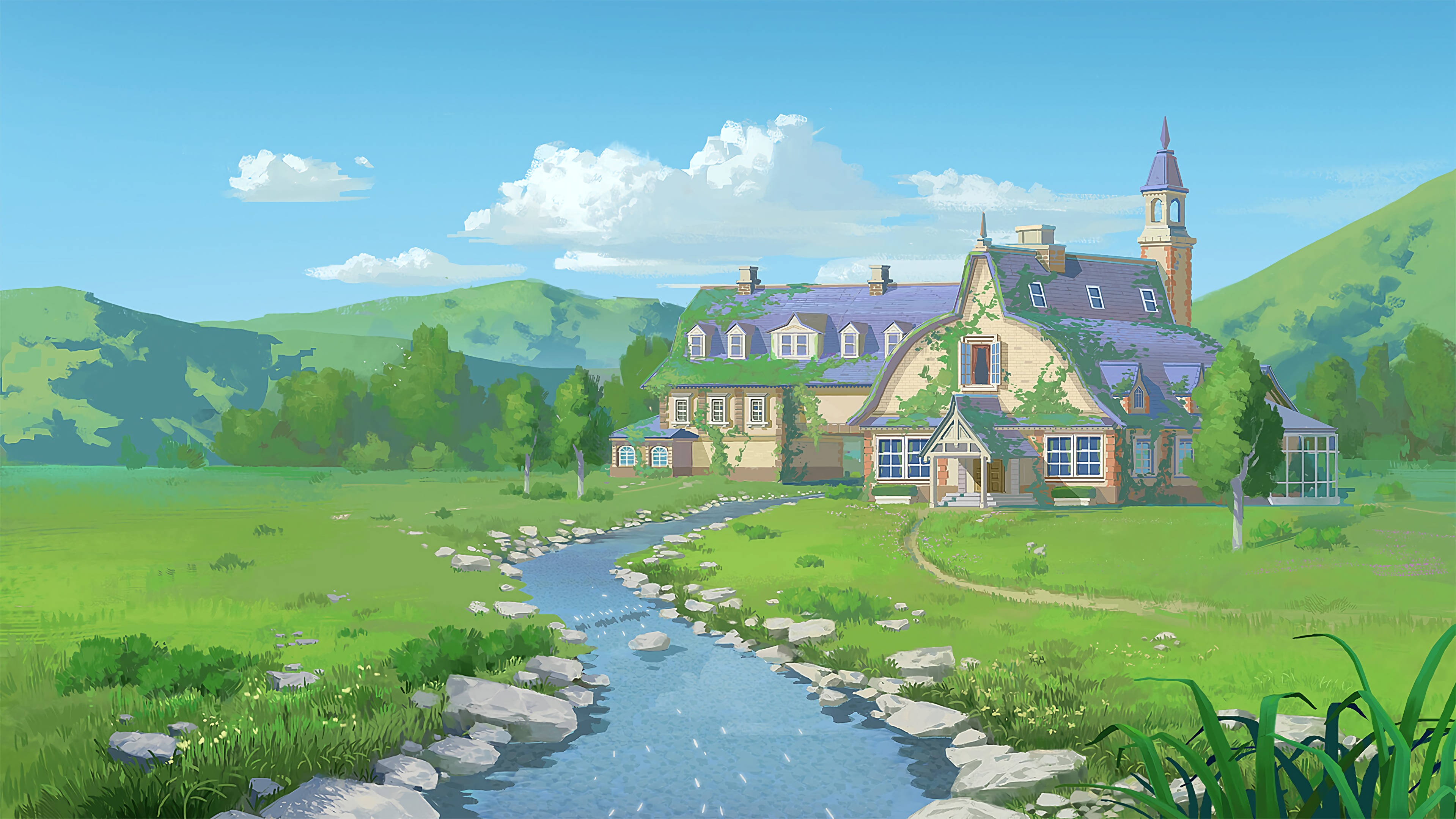 Isang Maaliwalas na Creek House Oasis: Perpekto Para sa Pagpapahinga Wallpaper