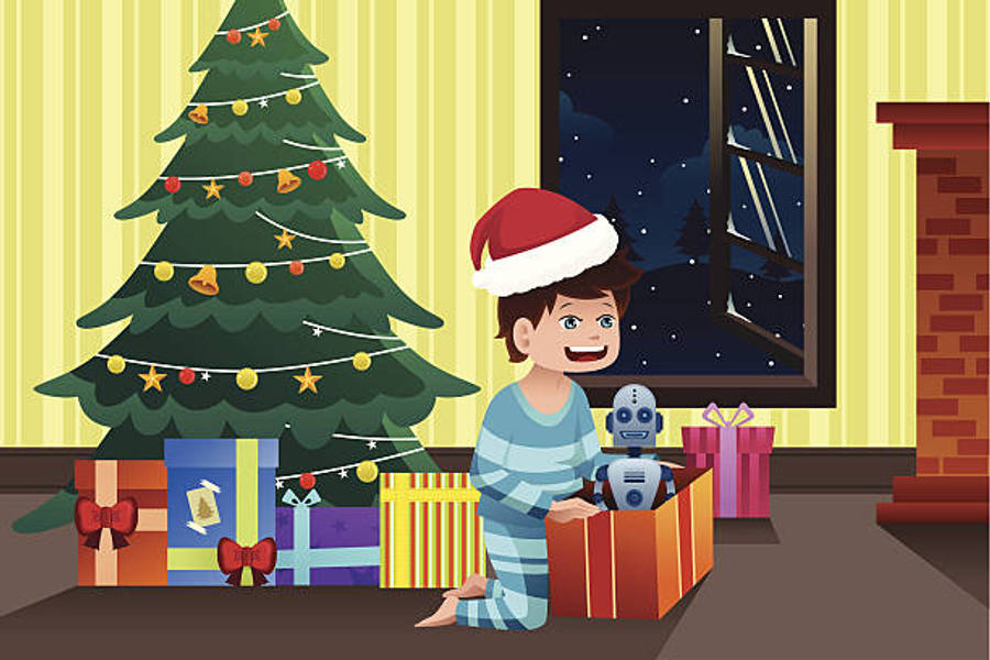 Isang Maaliwalas na Pasko na Maraming Regalo Wallpaper