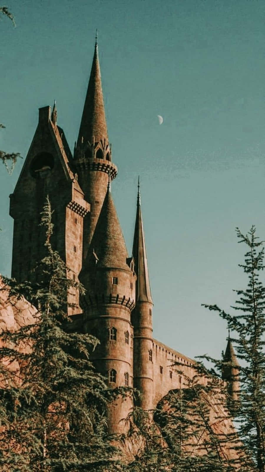 Isang Madilim at Mahiwagang Estetika sa Mundo ng Harry Potter Wallpaper
