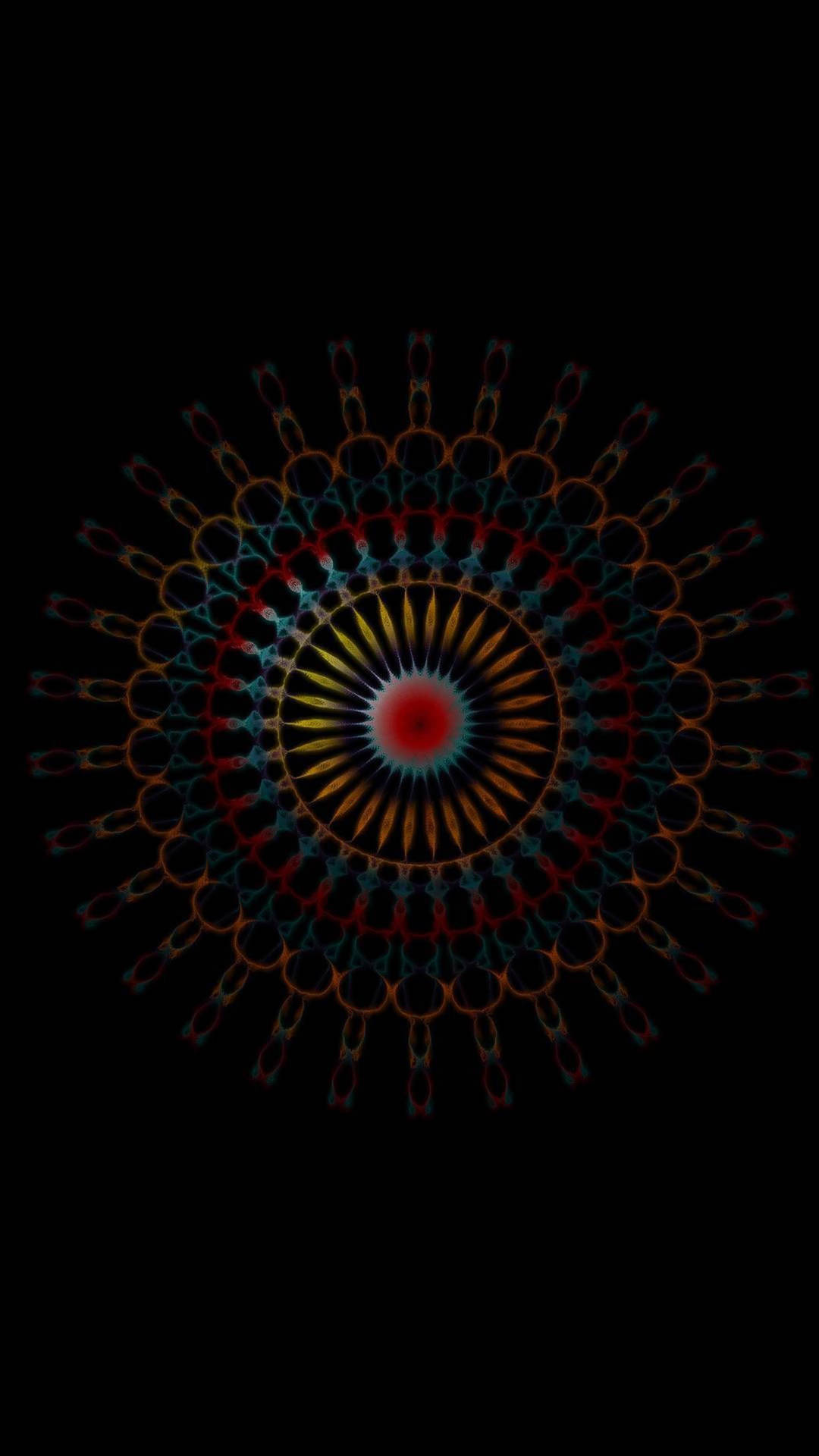 Isang maganda at psychedelic na tanawin na wala sa mundong ito Wallpaper