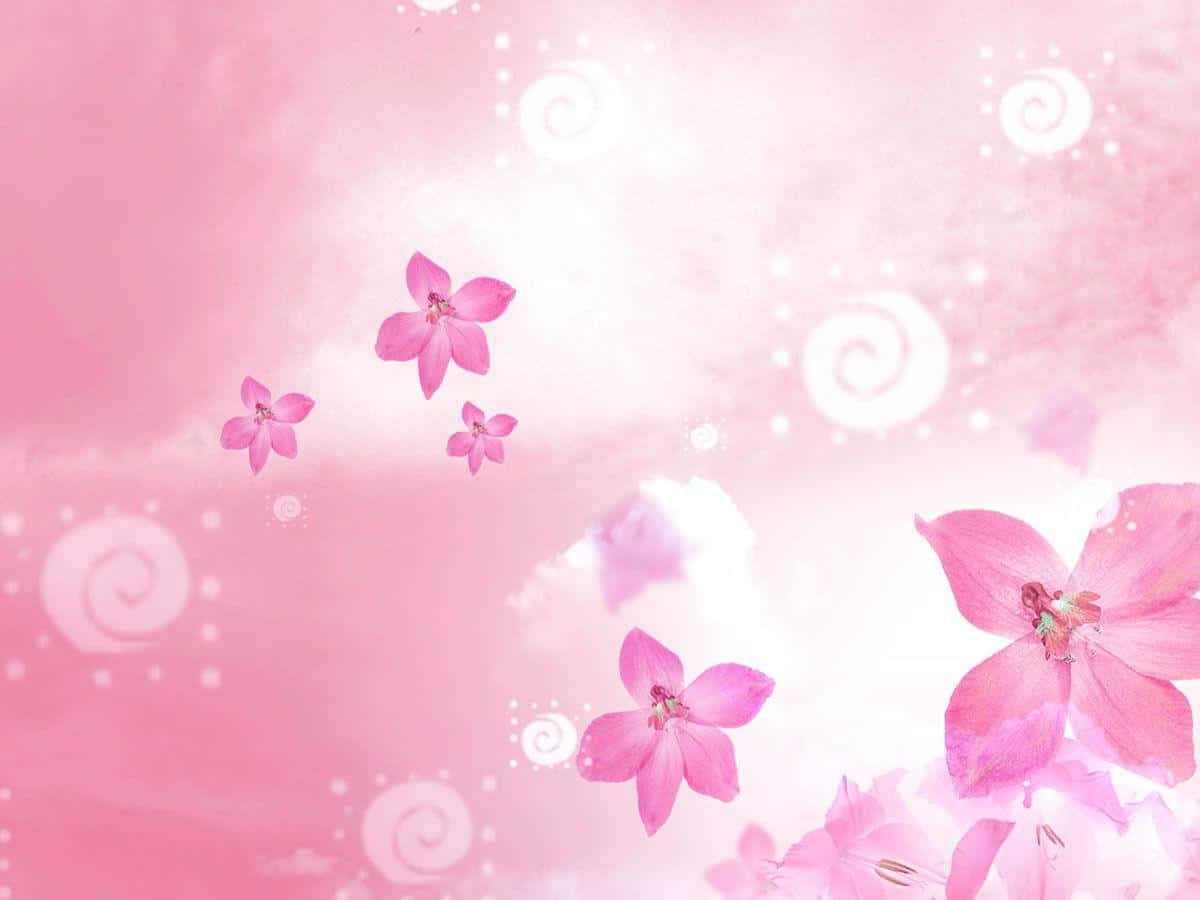 Isang Magandang Bulaklak na Namumukad sa Ilaw ng Araw Wallpaper