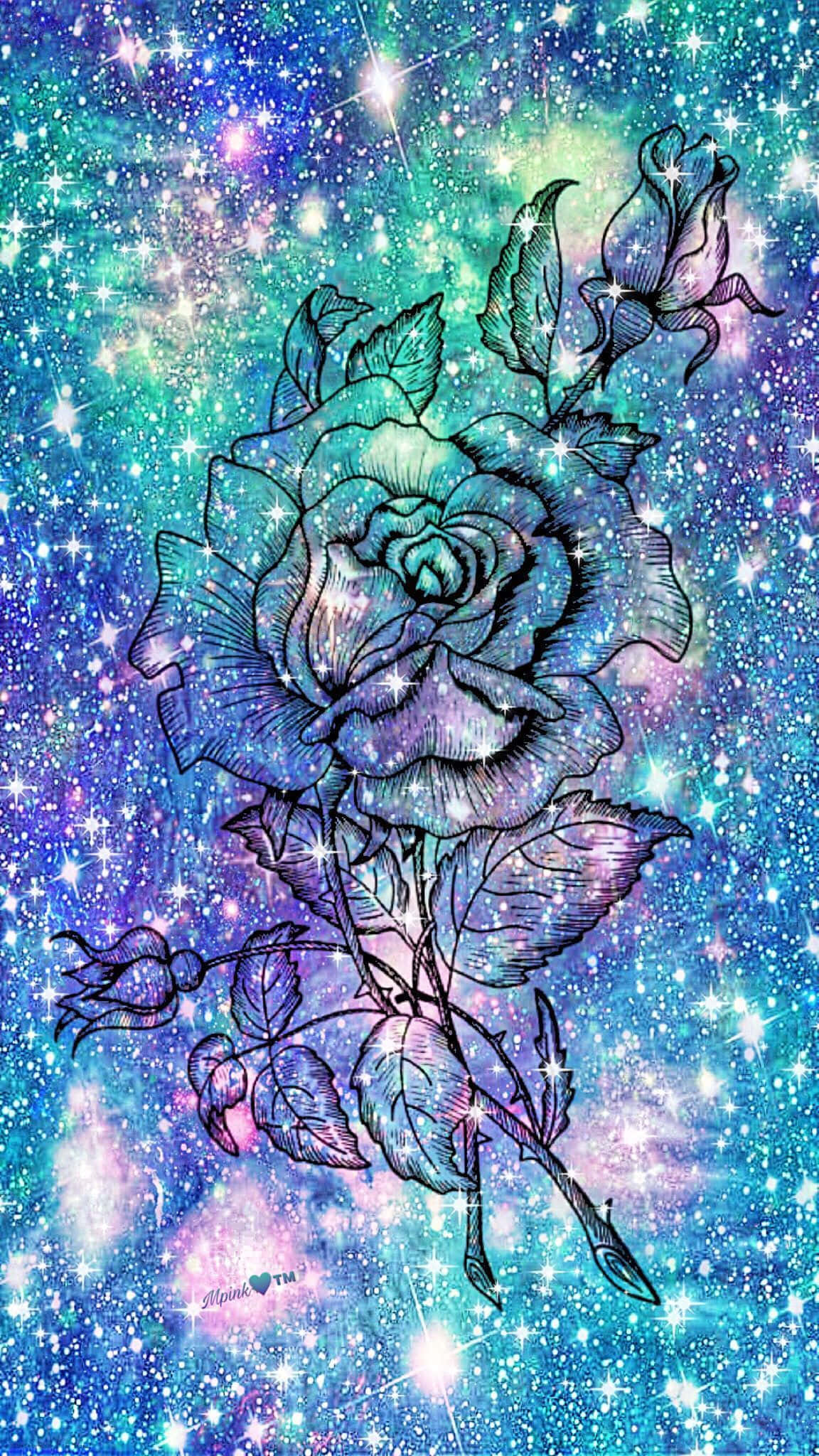 Isang magandang tanawin ng kalangitan sa gabi, na may mga bituin at planeta na nagniningning nang maliwanag Wallpaper