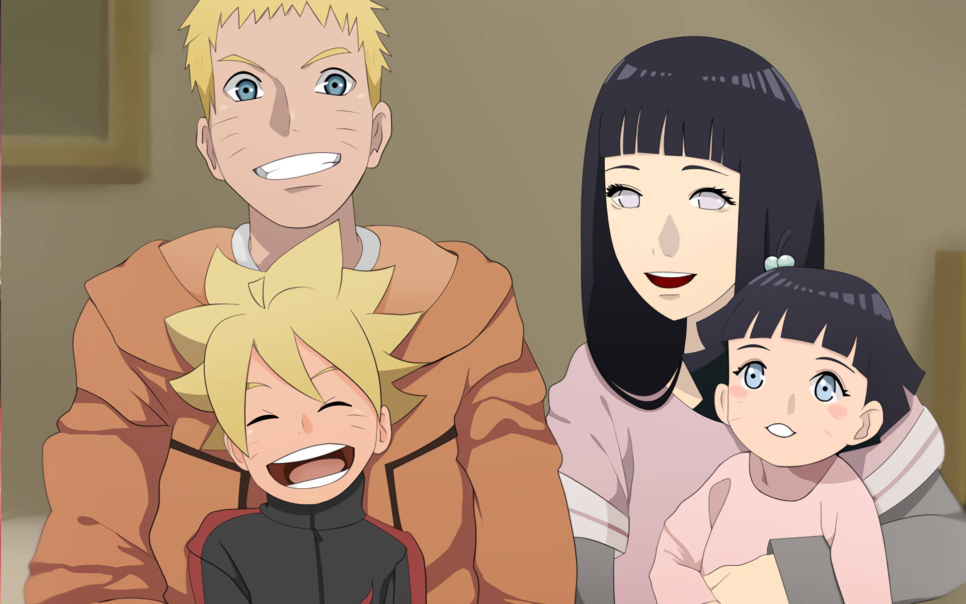 Isang Mahinahong Sandali sa Pagitan nina Naruto at Hinata Wallpaper