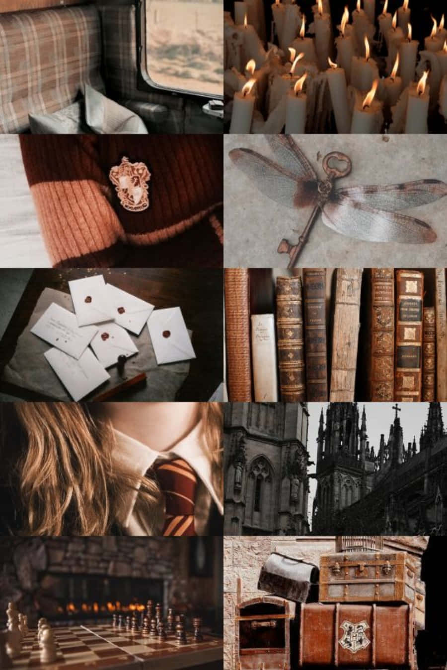 Isang Mahiwagang Estetika ng Hogwarts Wallpaper