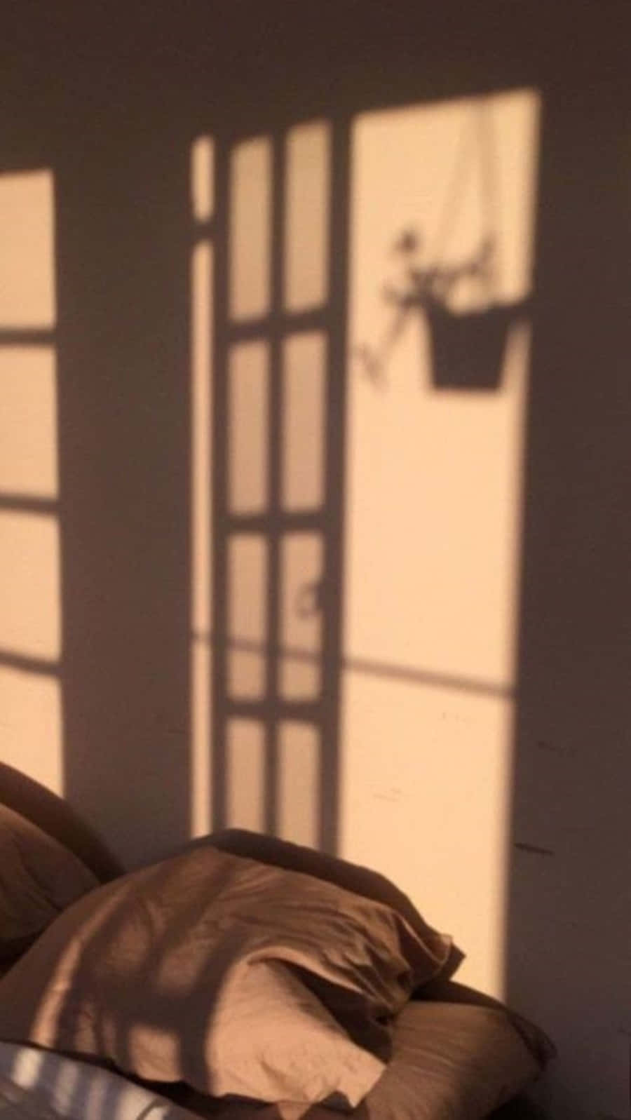 Isang mainit at aesthetic na kulay brown na may nakakalma na epekto Wallpaper