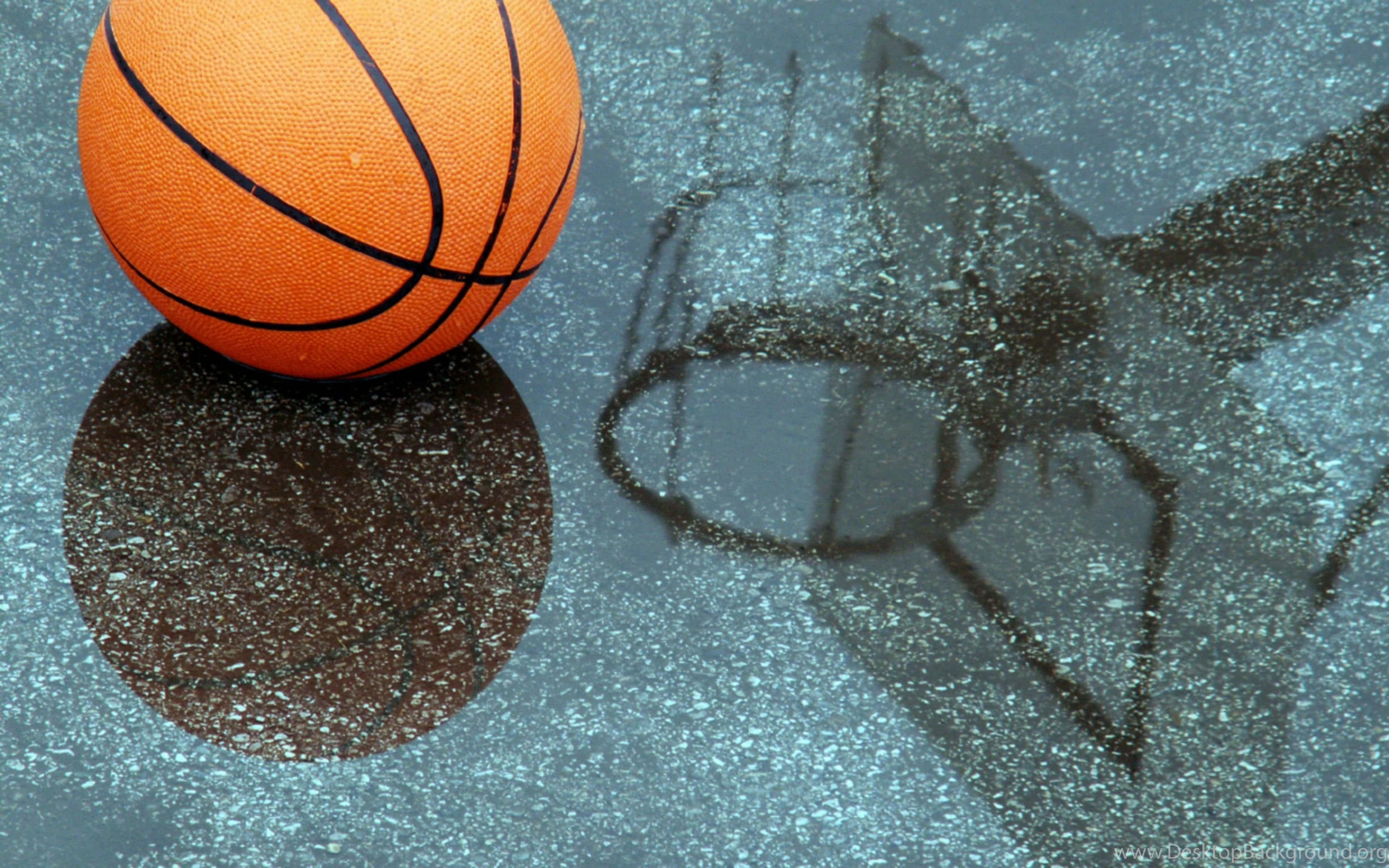 Isang makulay na 4K Basketball background. Wallpaper