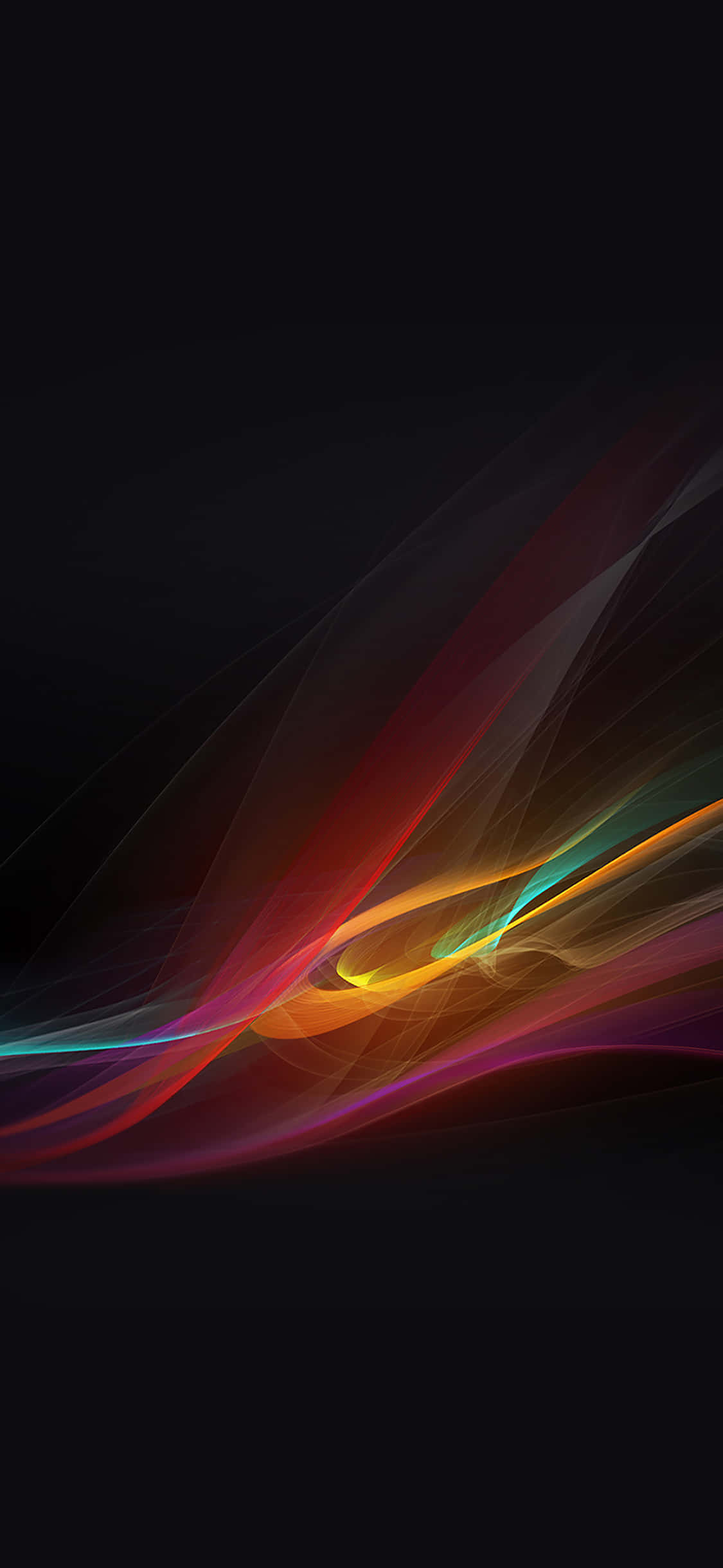 isang makulay na abstract background na may itim na background Wallpaper