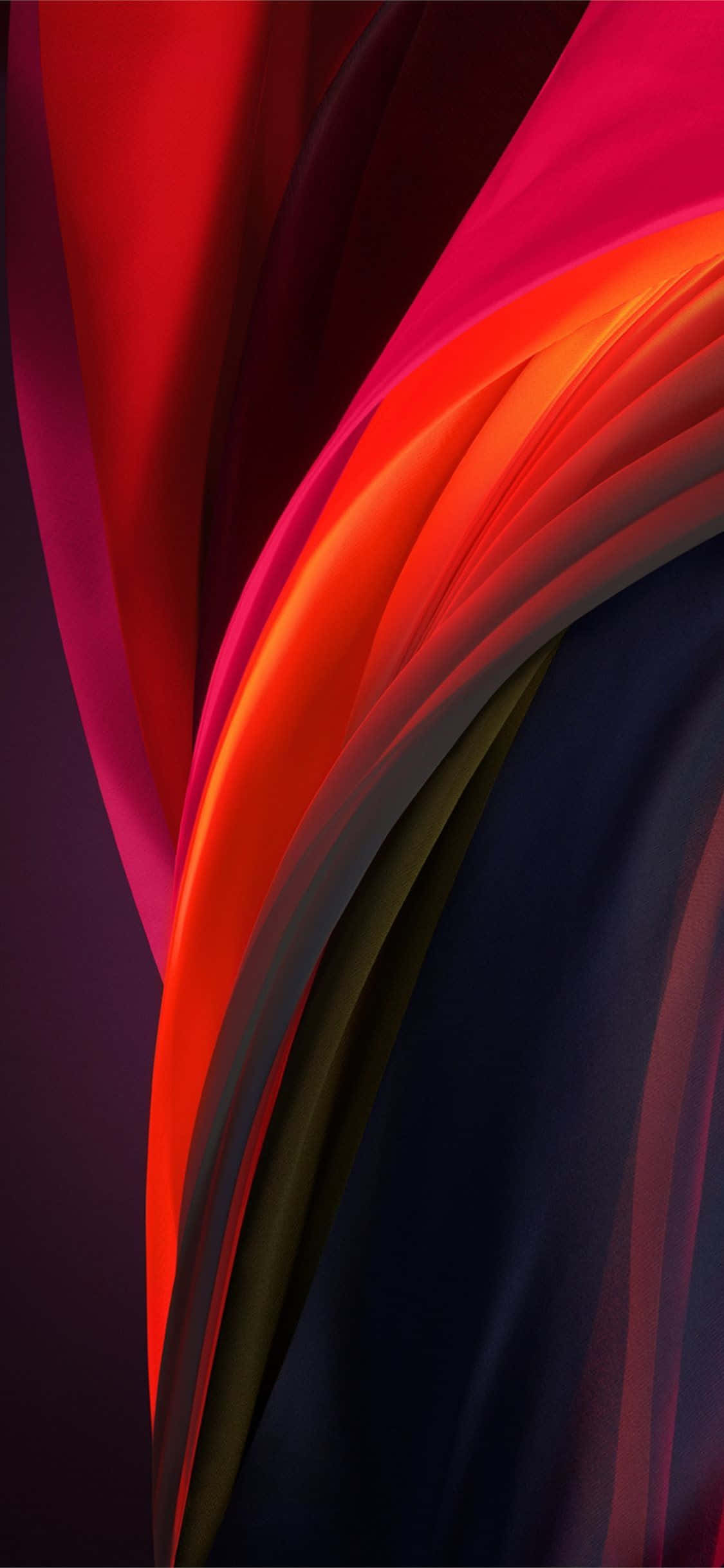 isang makulay na abstract background na may kulay pula, kahel, at itim Wallpaper