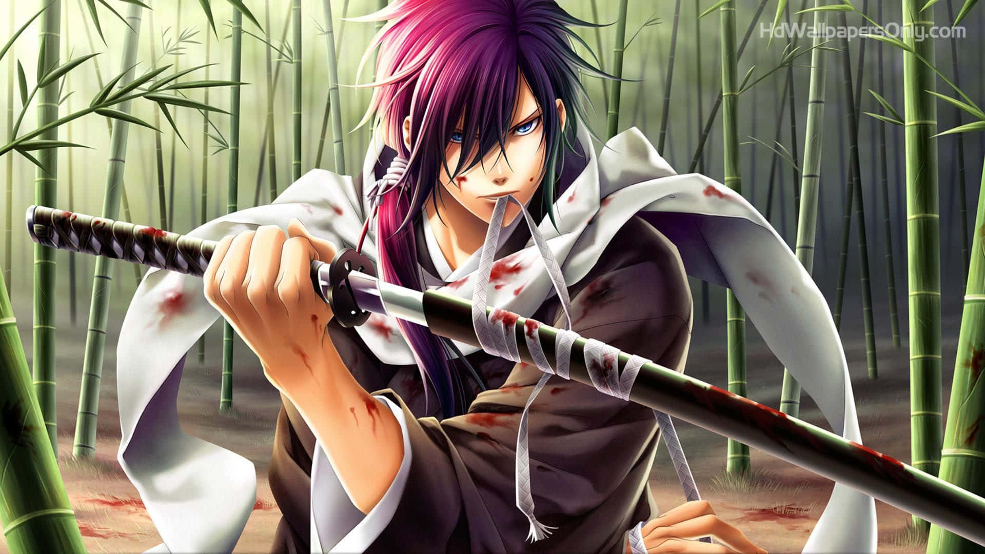 Isang makulay na manga comic book na tanawin ng lungsod. Wallpaper