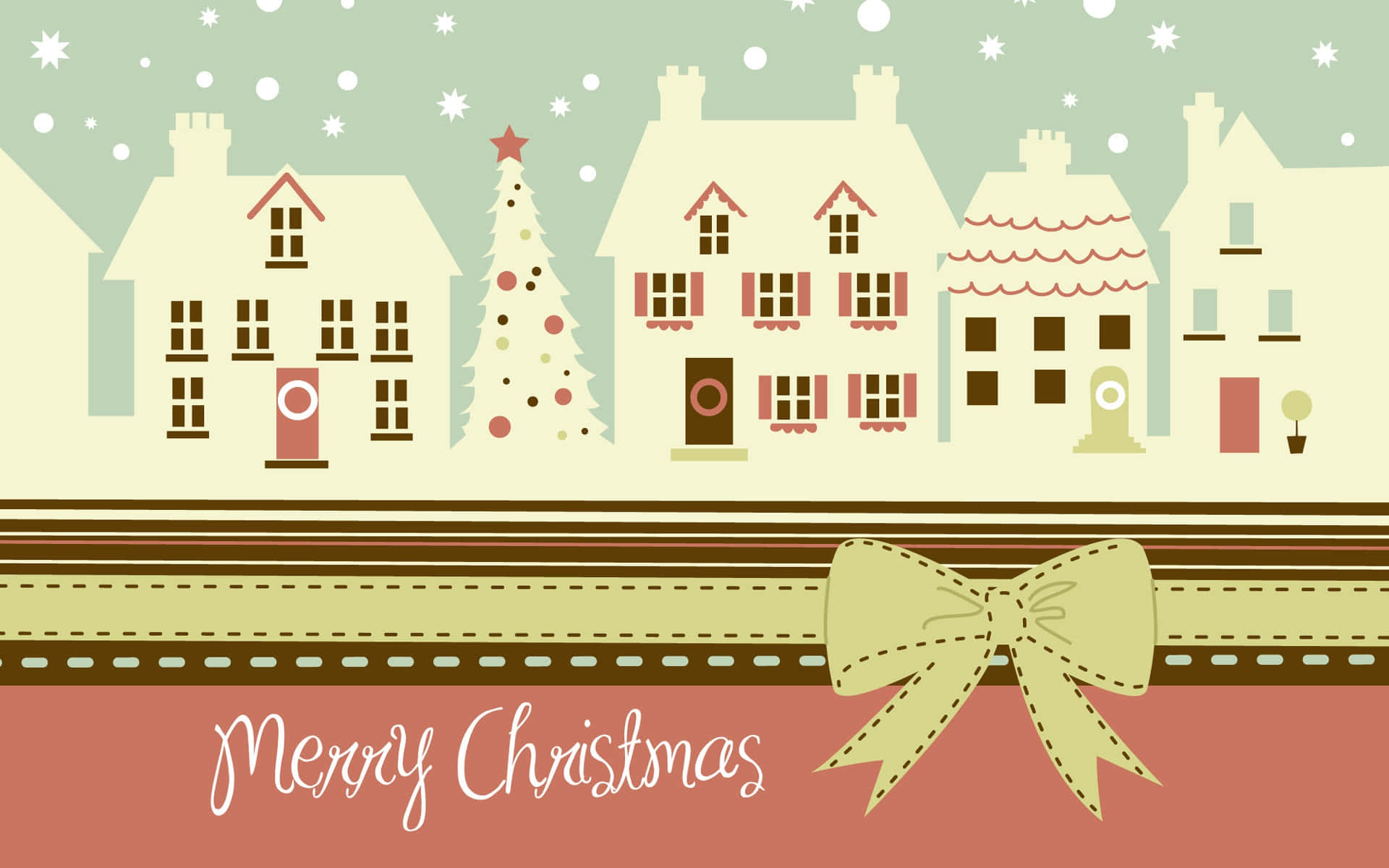 Isang Maliit na Kagalakan ng Pasko Wallpaper