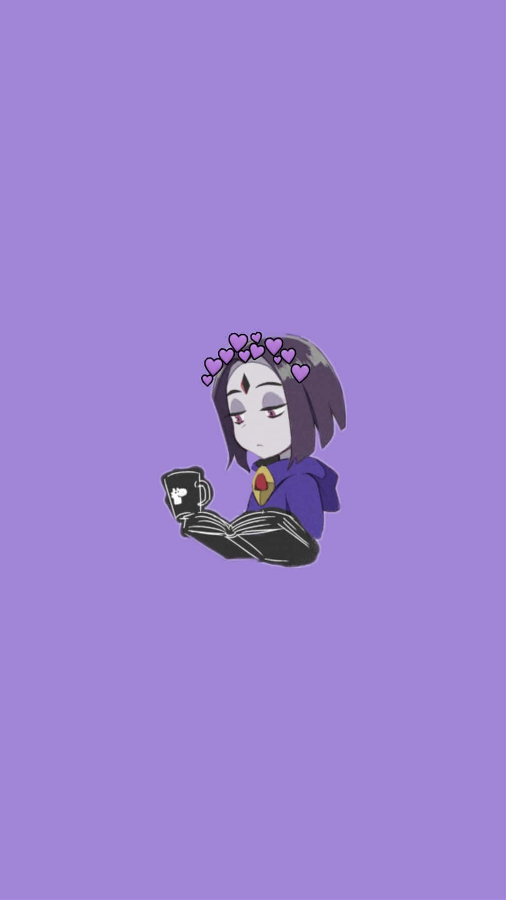 Isang maliwanag at masiglang cute purple na background. Wallpaper