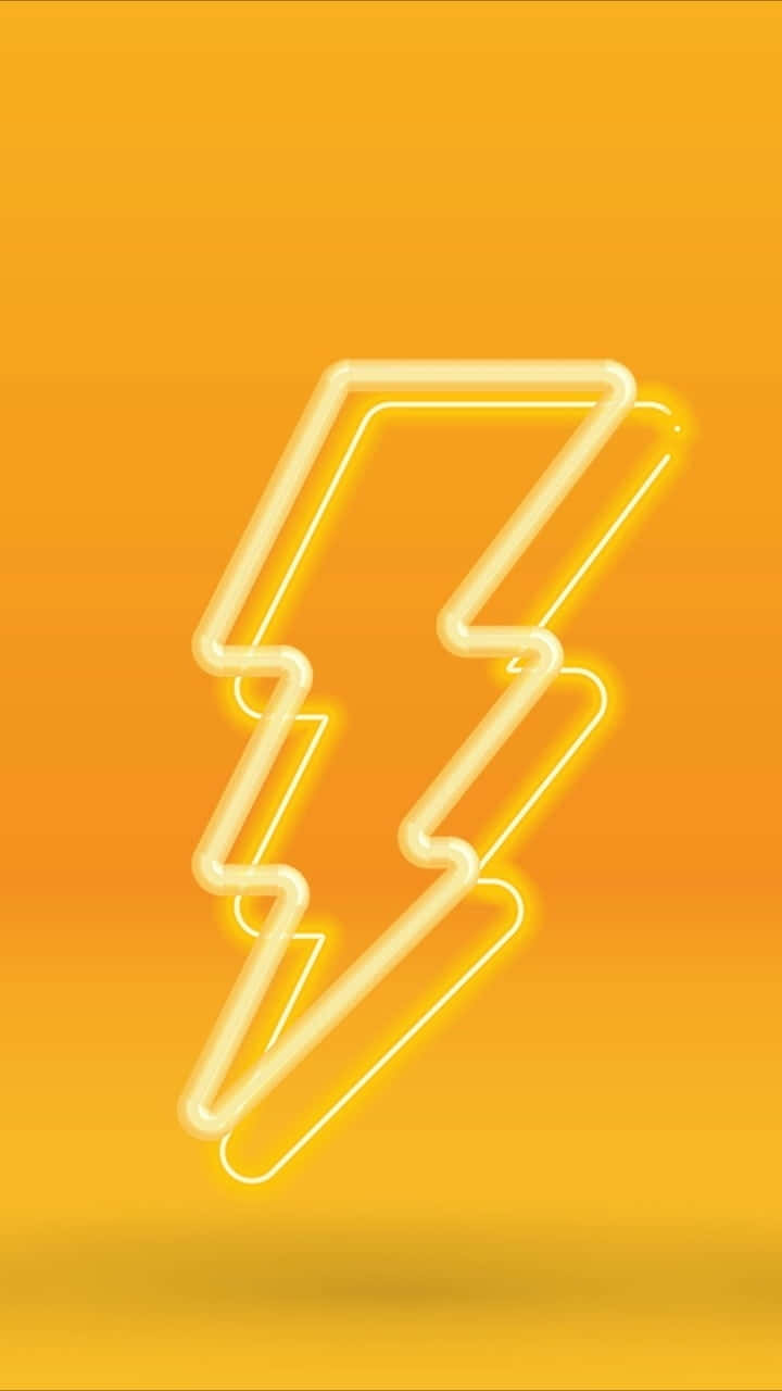 Isang maliwanag at makulay na orange aesthetic na background Wallpaper