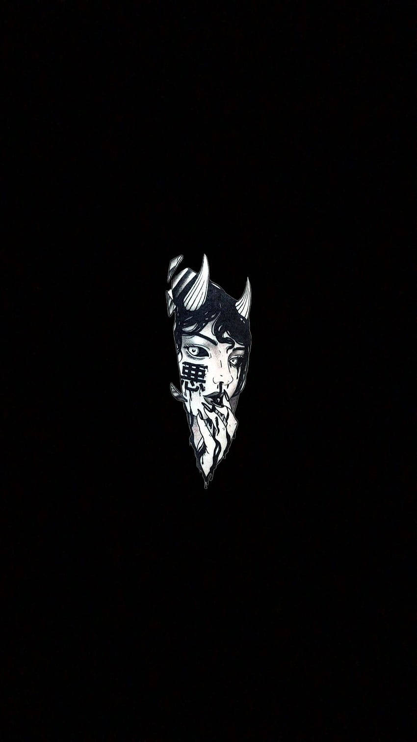 "Isang mapaglarong, madilim at misteryosong goth aesthetic." Wallpaper