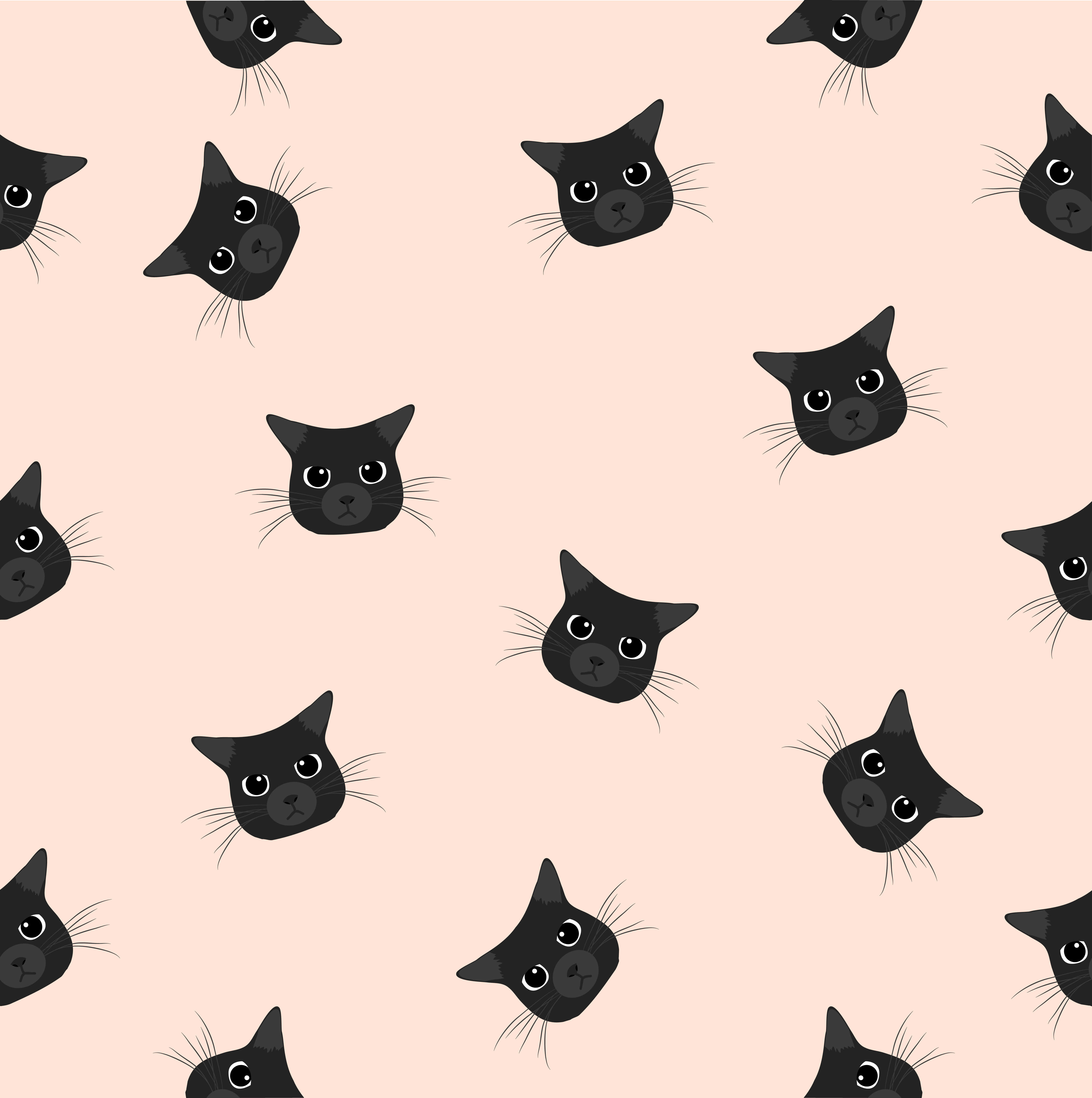 Isang Misteryosong Puting Pusa na Sumisilip sa Paligid Wallpaper