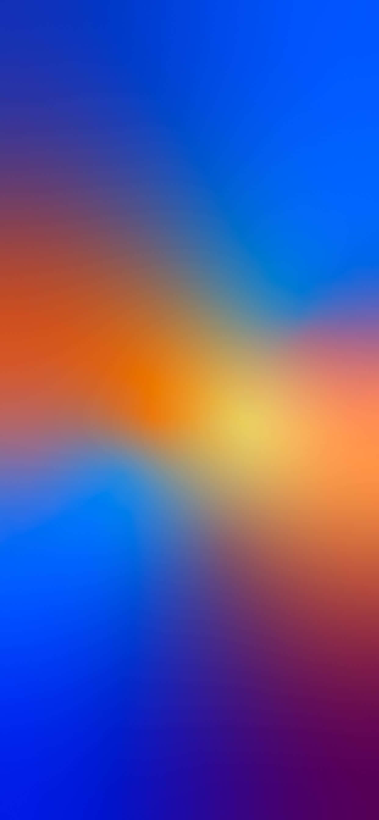 Isang Nagsasalamin na Asul at Kahel na Background Wallpaper