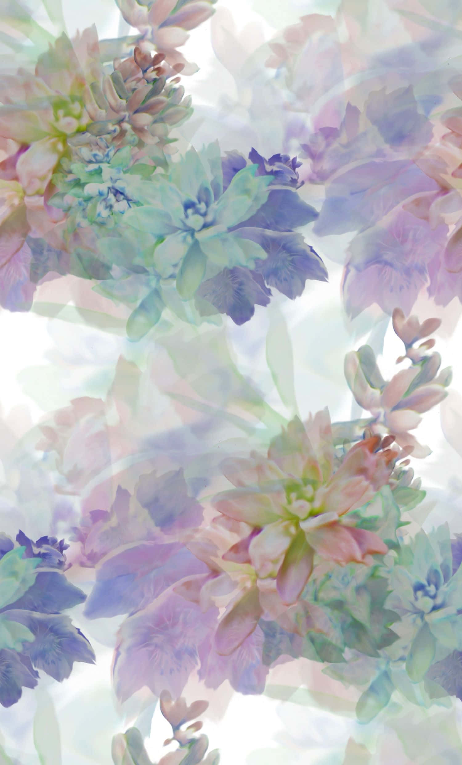 Isang nakakabighani na tanawin ng tagsibol na inspirasyon ng pastel Wallpaper