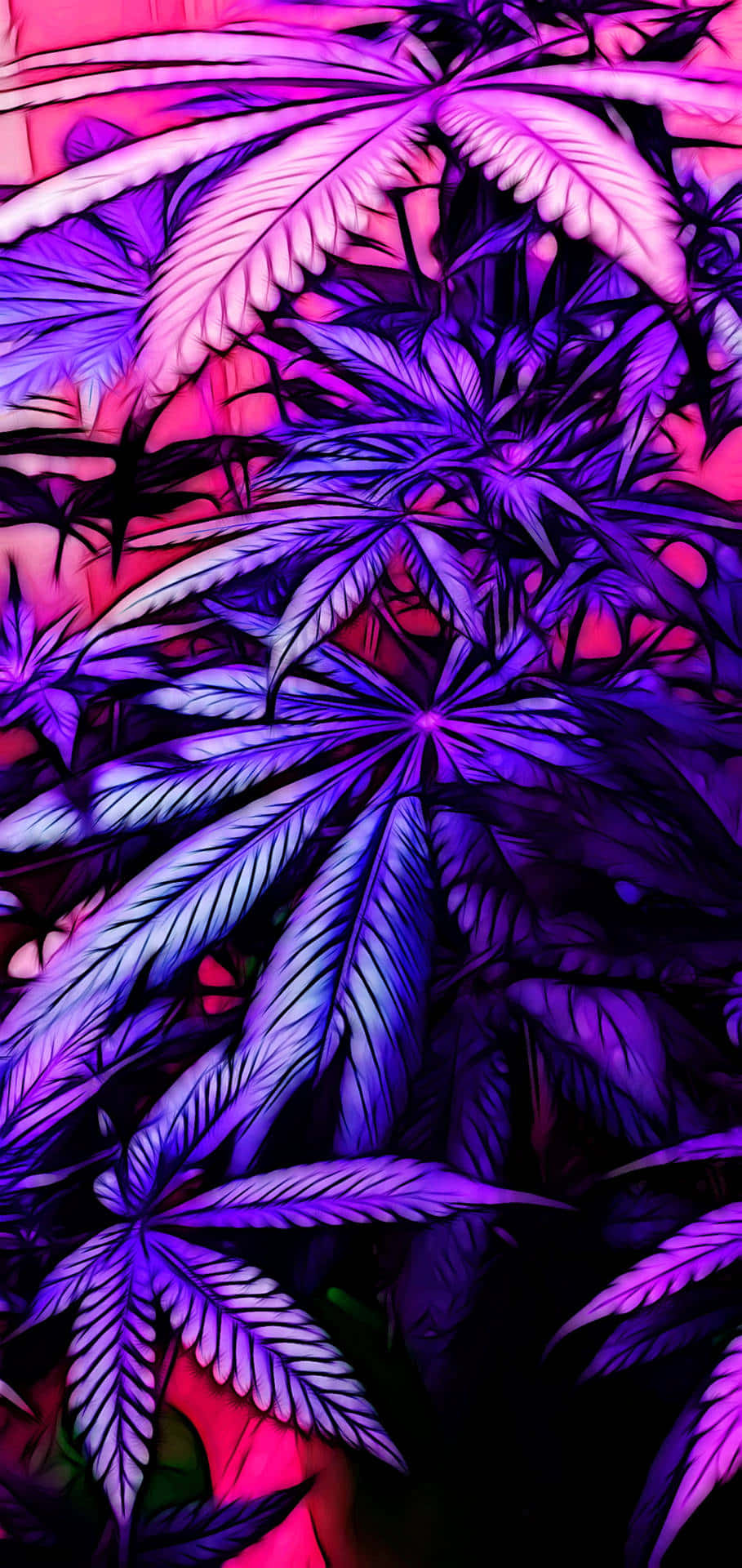 Isang nakakamangha at mapayapa na estetikang lila Wallpaper