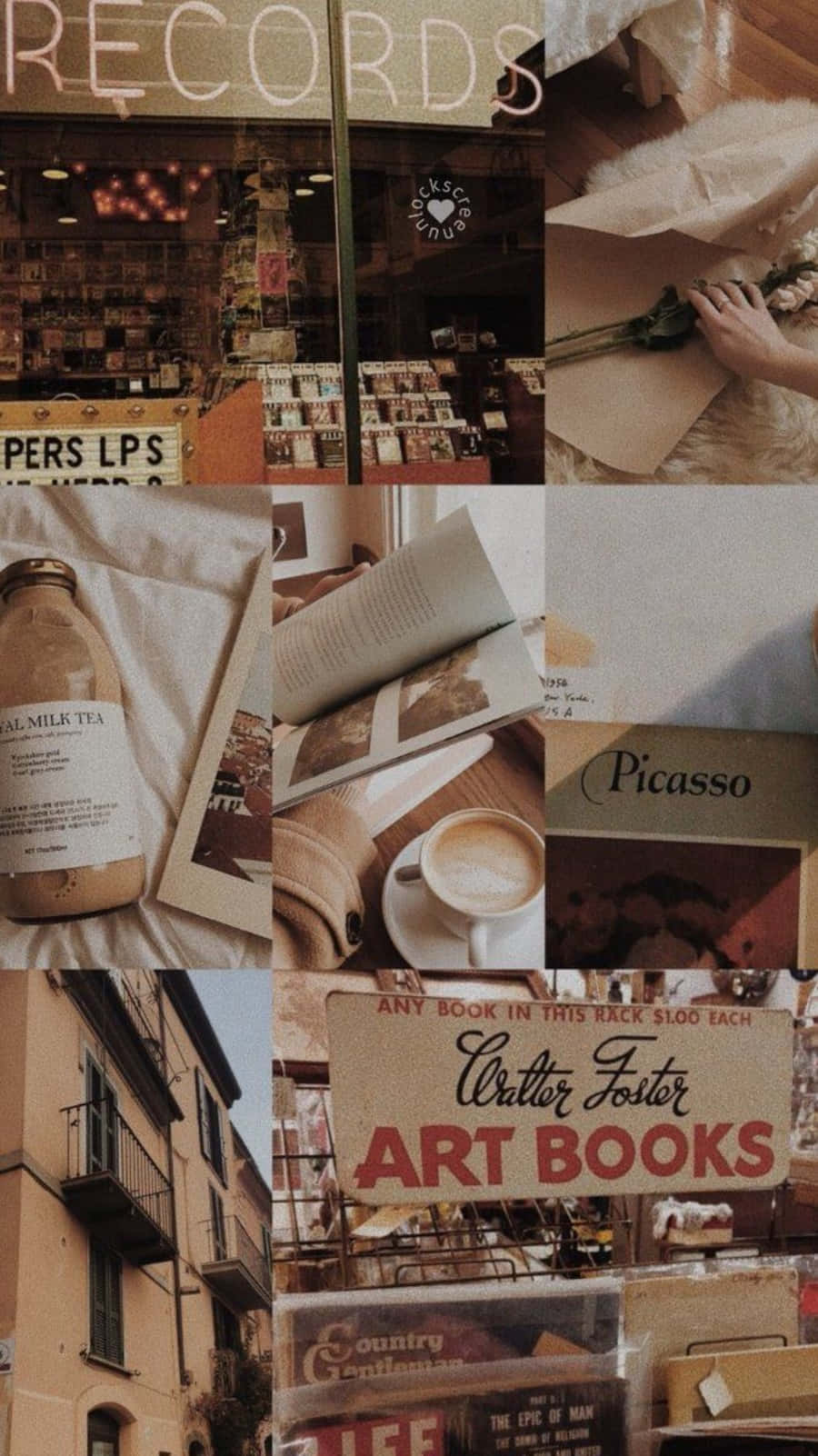 Isang nakakapagpayapang brown aesthetic upang magdulot ng kapayapaan at balanse sa iyong buhay Wallpaper
