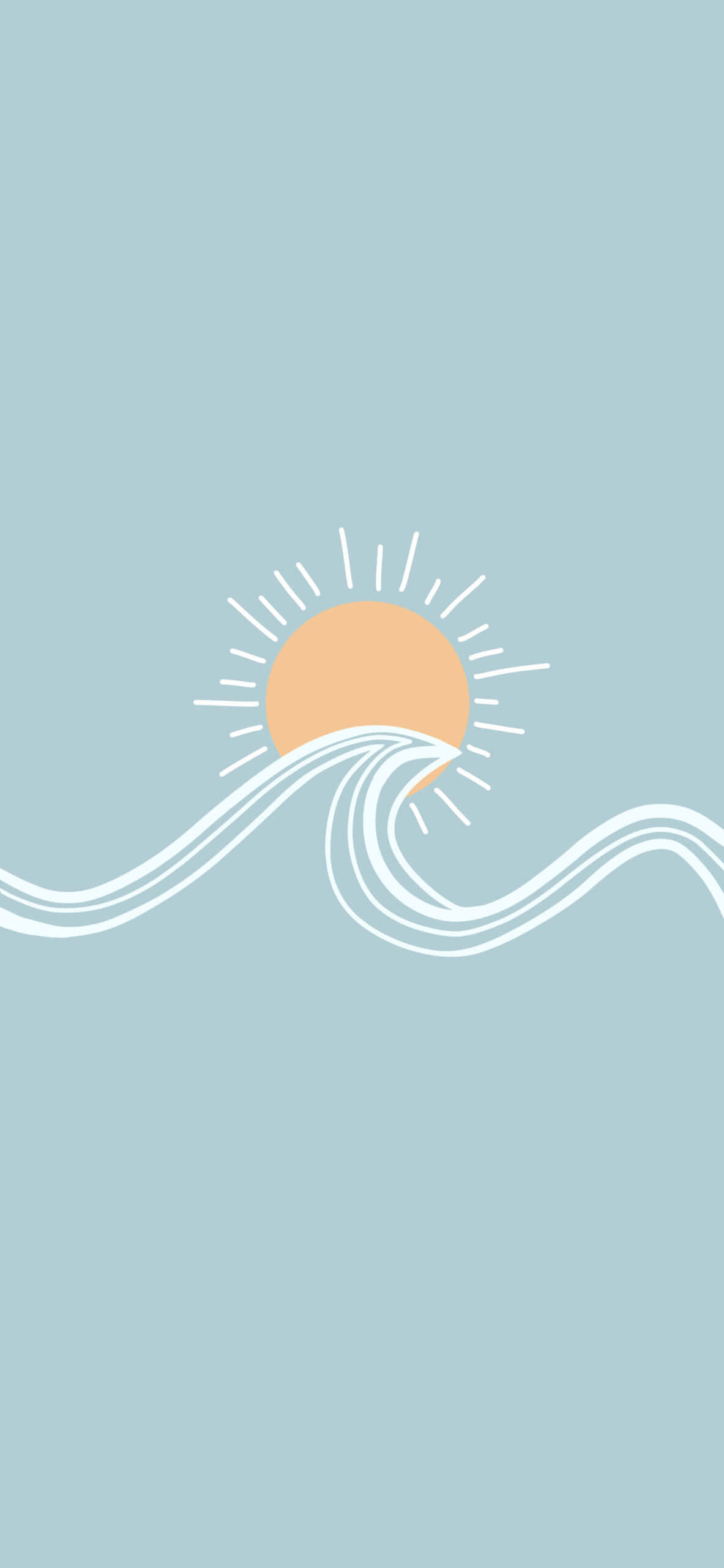 Isang nakakapayapayang teal aesthetic. Wallpaper
