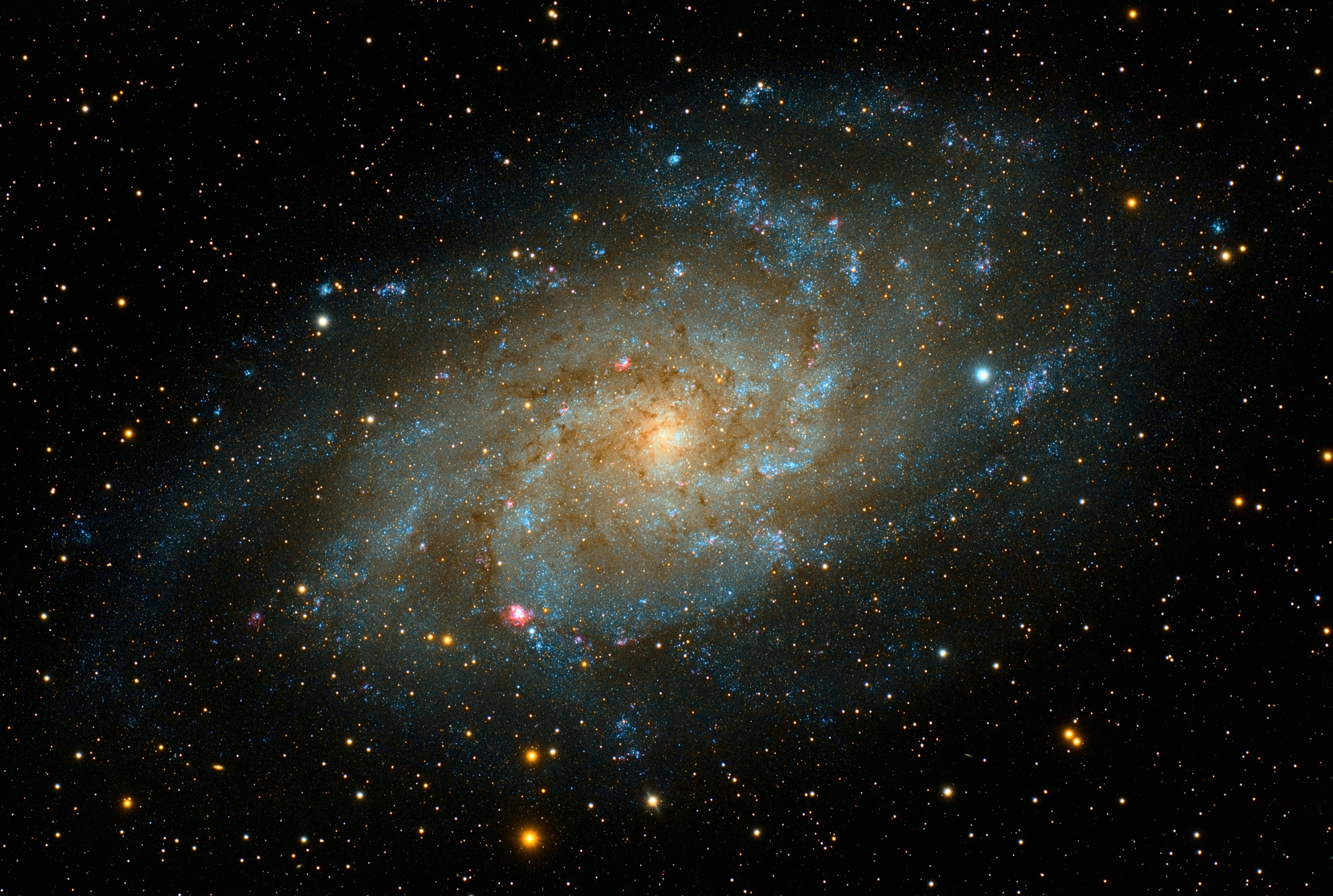 Isang nakamamanghang tanawin ng Andromeda Galaxy Wallpaper