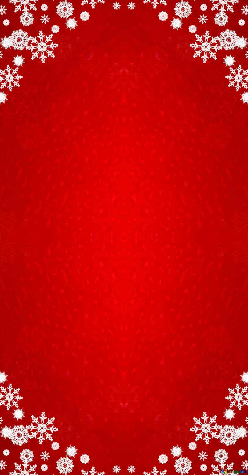 Isang Napakagandang Pulang Background ng Pasko Wallpaper