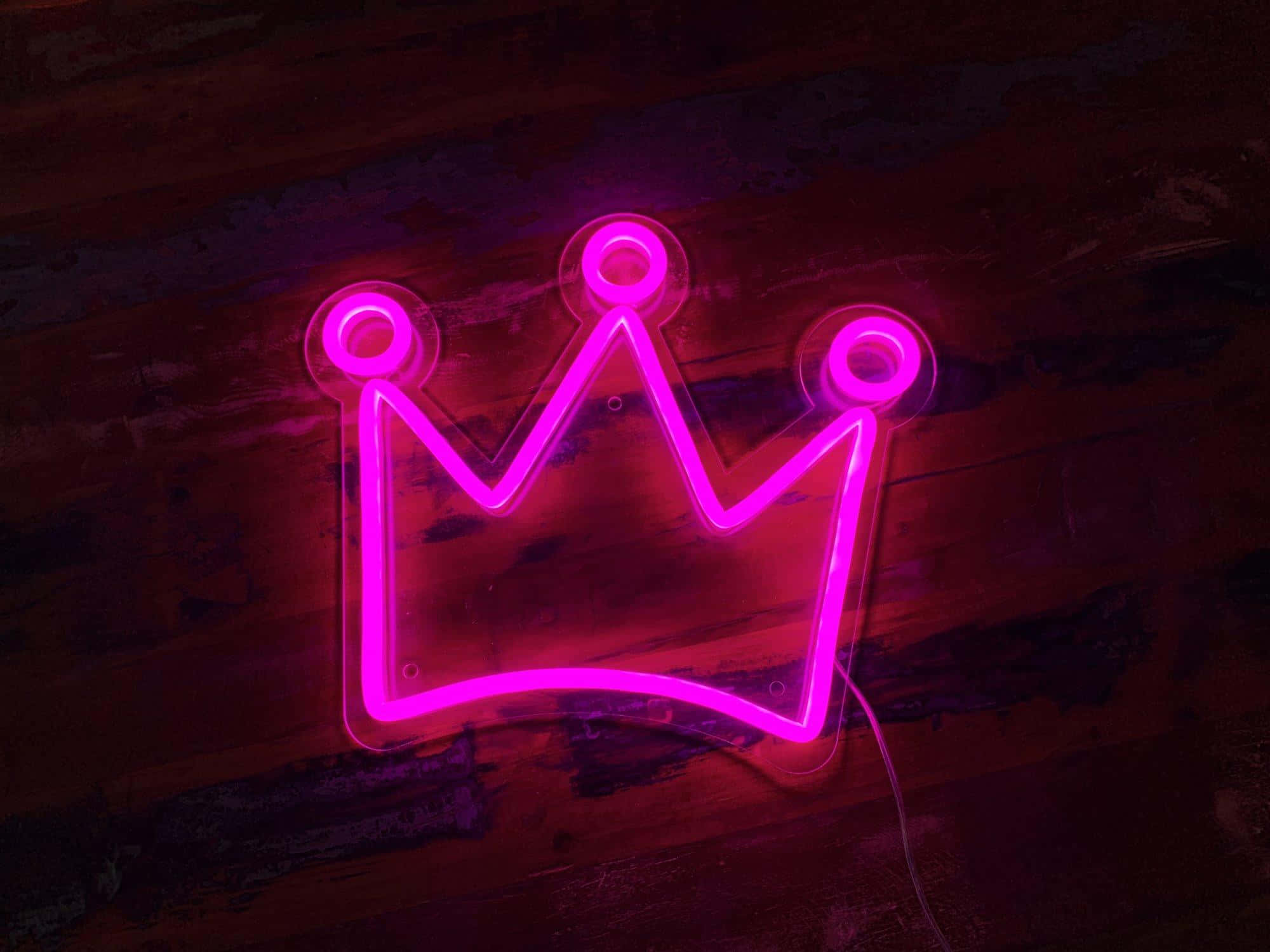 Isang panaginip na pagtakas sa isang mundong puno ng neon Wallpaper