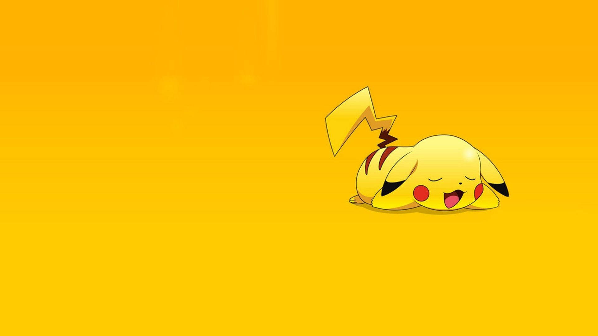 Isang Pikachu na Handa nang Matulog Wallpaper