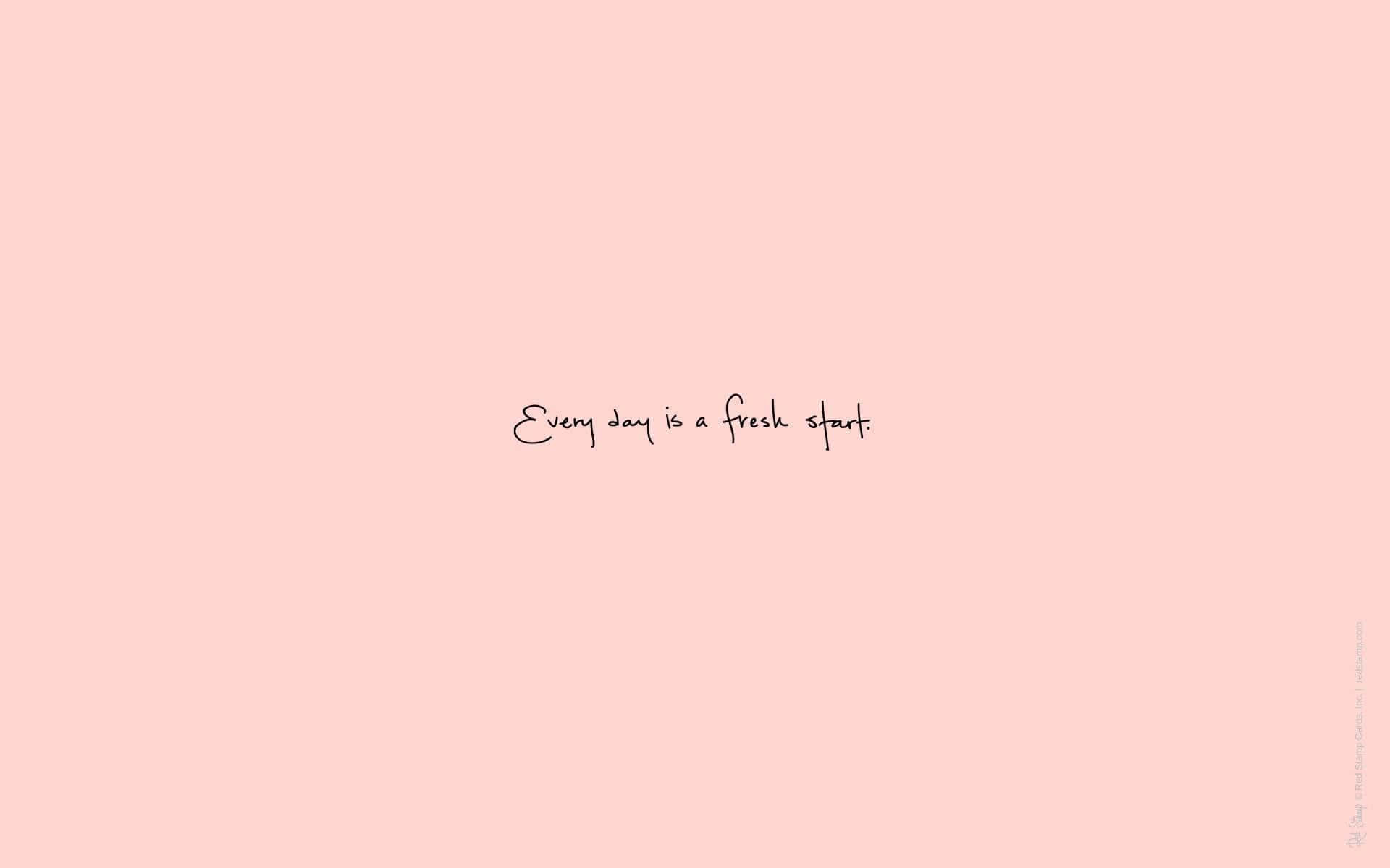 isang pink na background na may mga salitang 'everything is beautiful' Wallpaper