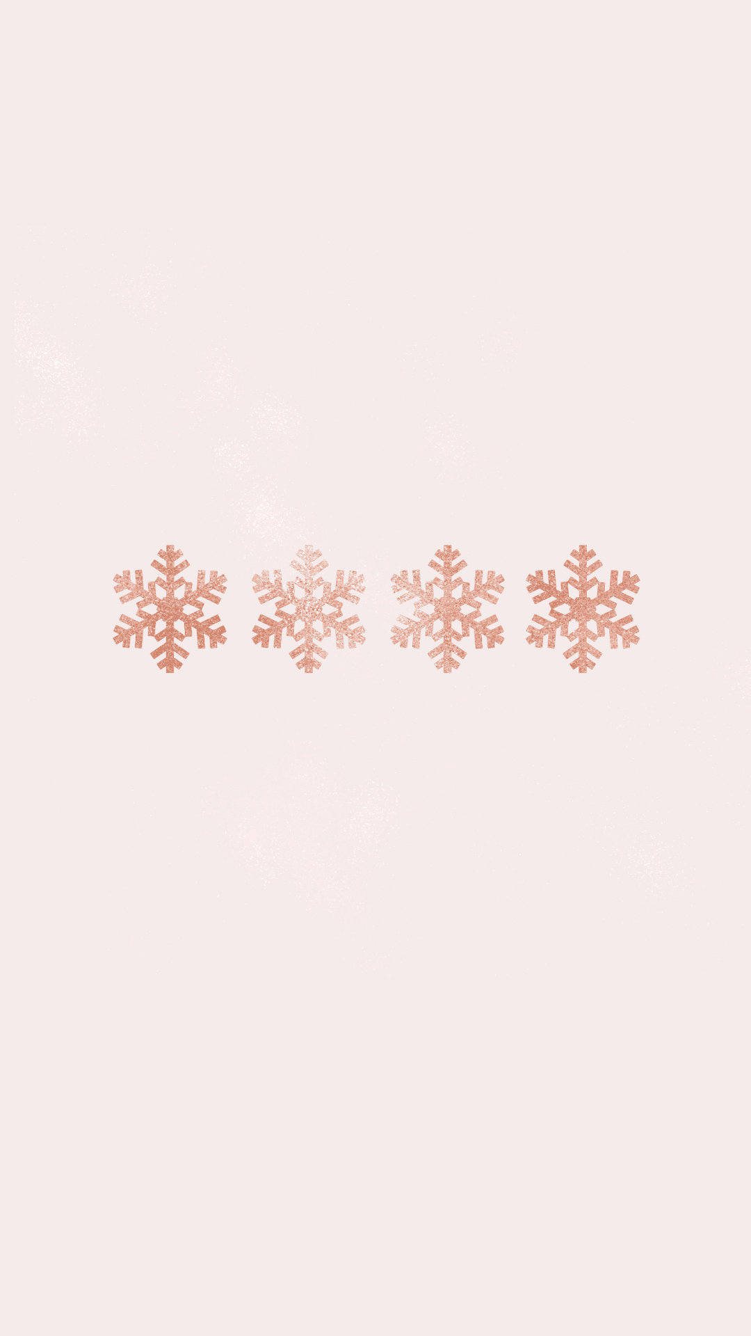 isang pink na background na may mga snowflake dito Wallpaper